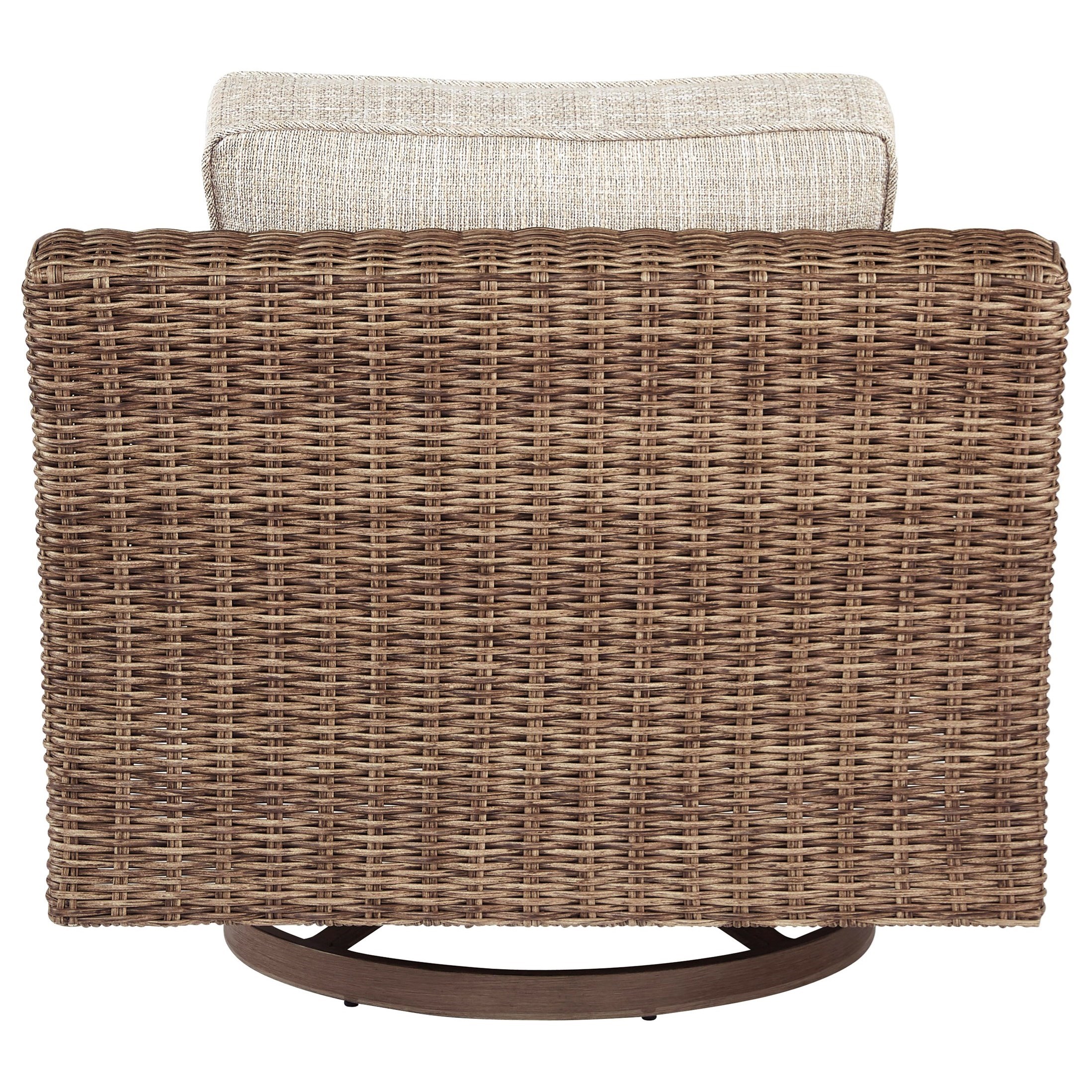 Signature Design by Ashley Beachcroft P791 821 Swivel Lounge Chair with Cushion Wayside Furniture Mattress Outdoor Chair