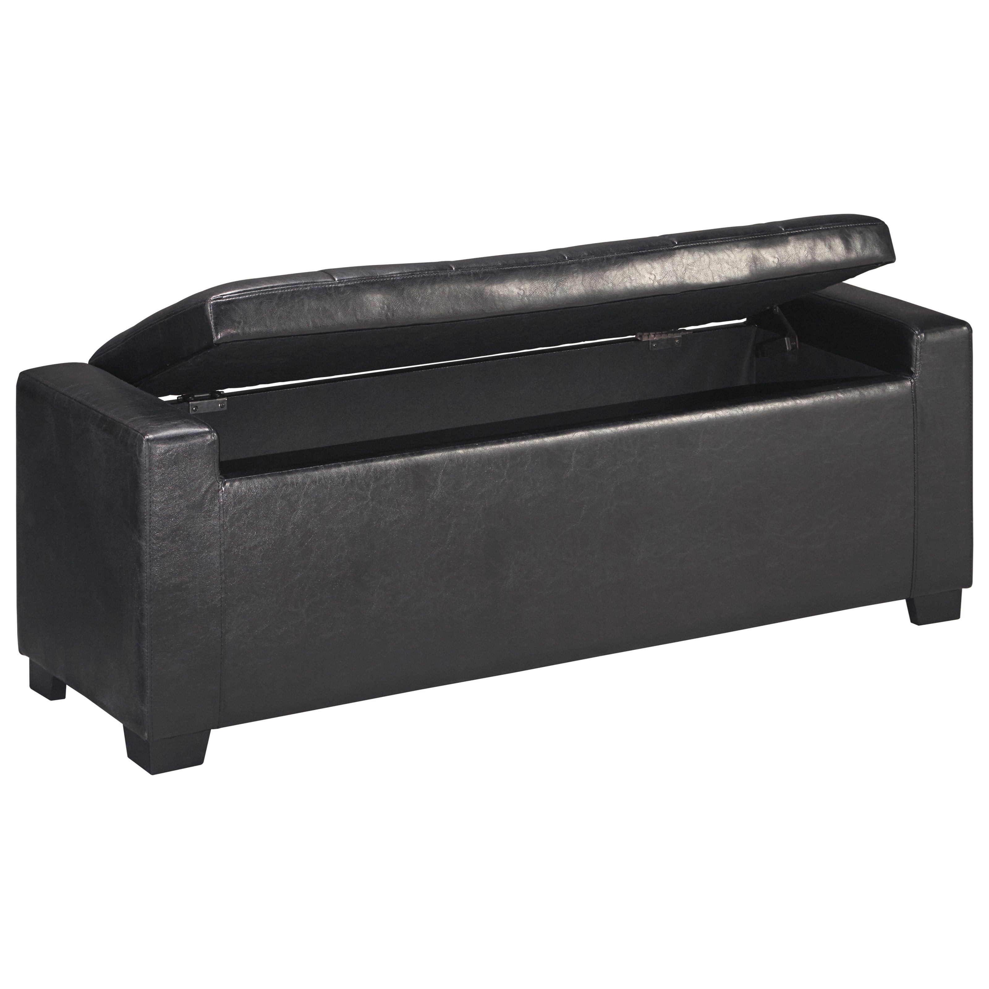 Ashley benches outlet upholstered storage bench