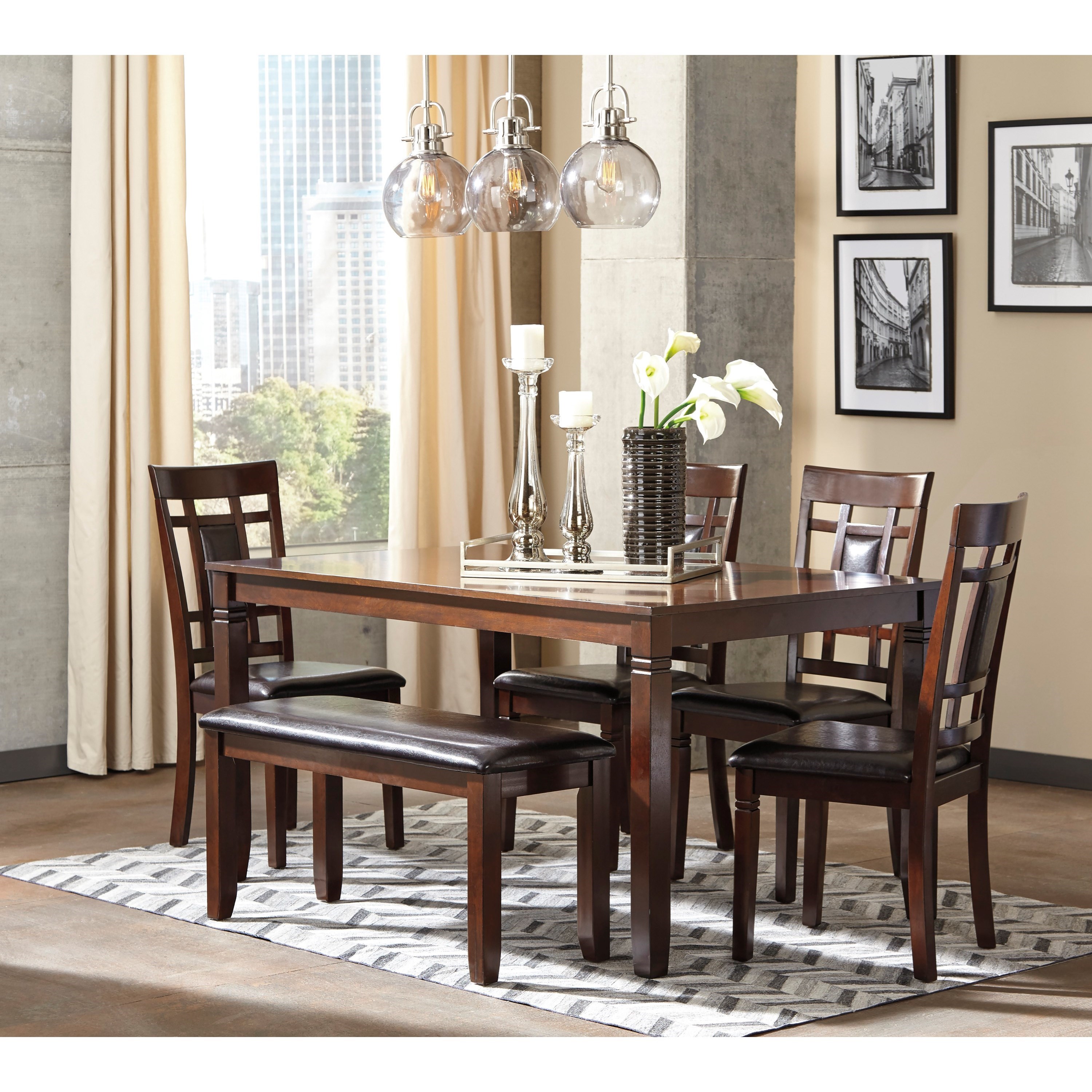 Contemporary 6 hotsell seater dining table