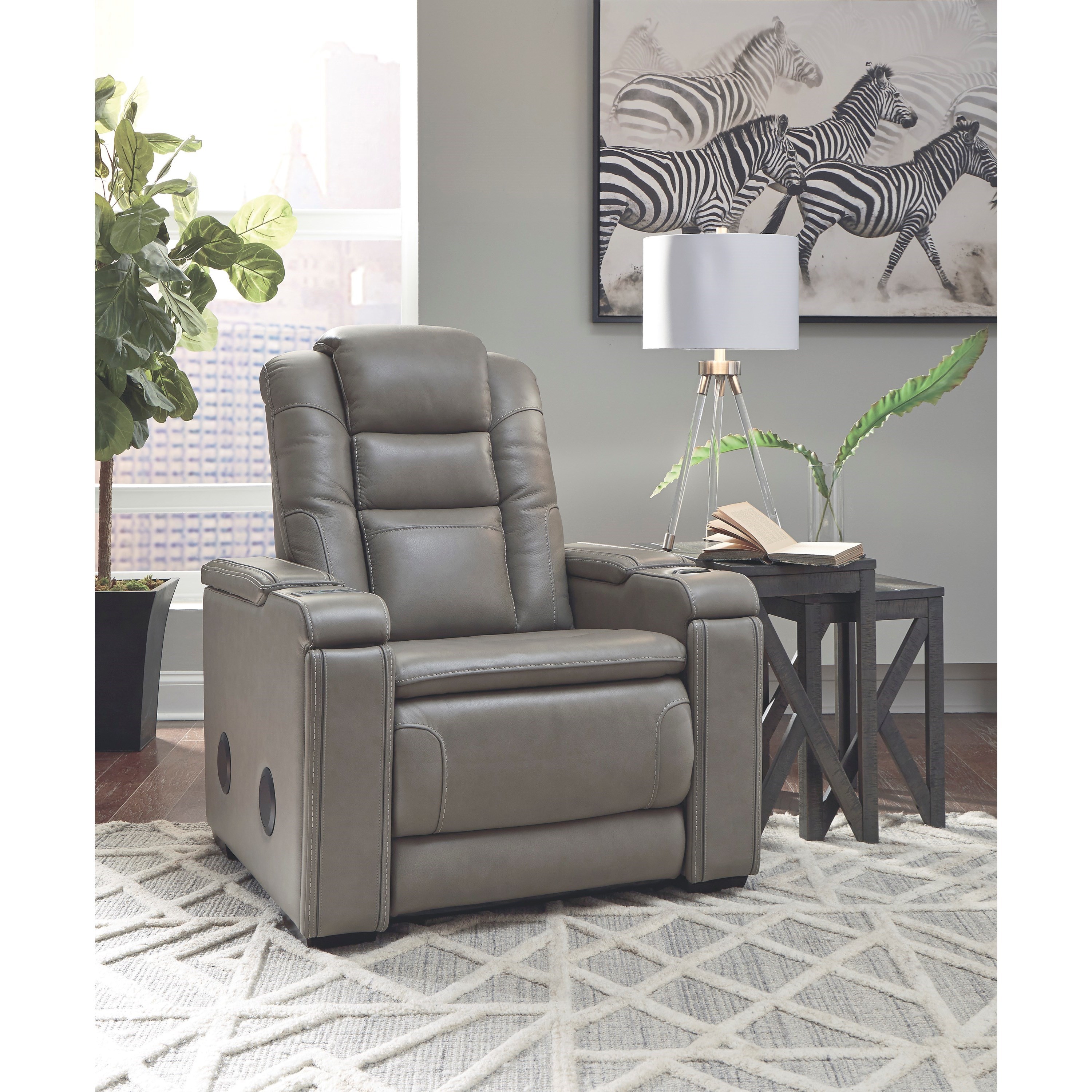 Ashley furniture power recliner outlet chair