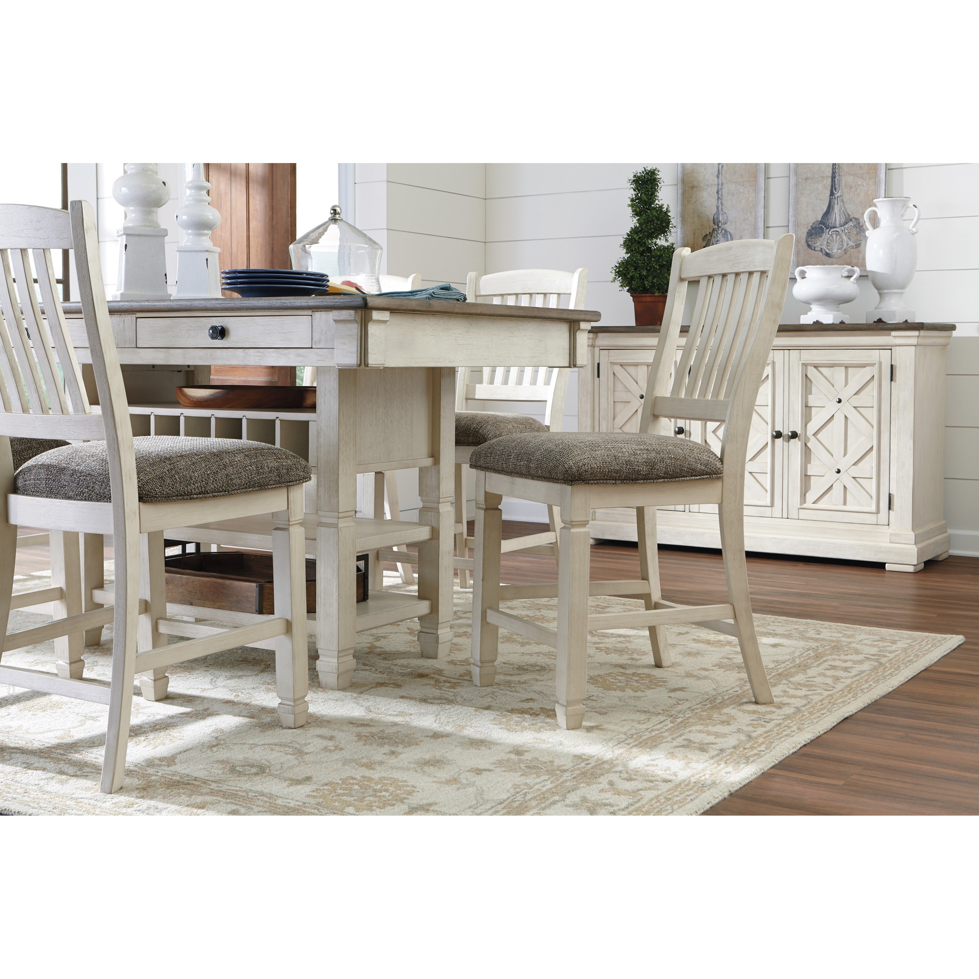 Bolanburg counter top height bar stool