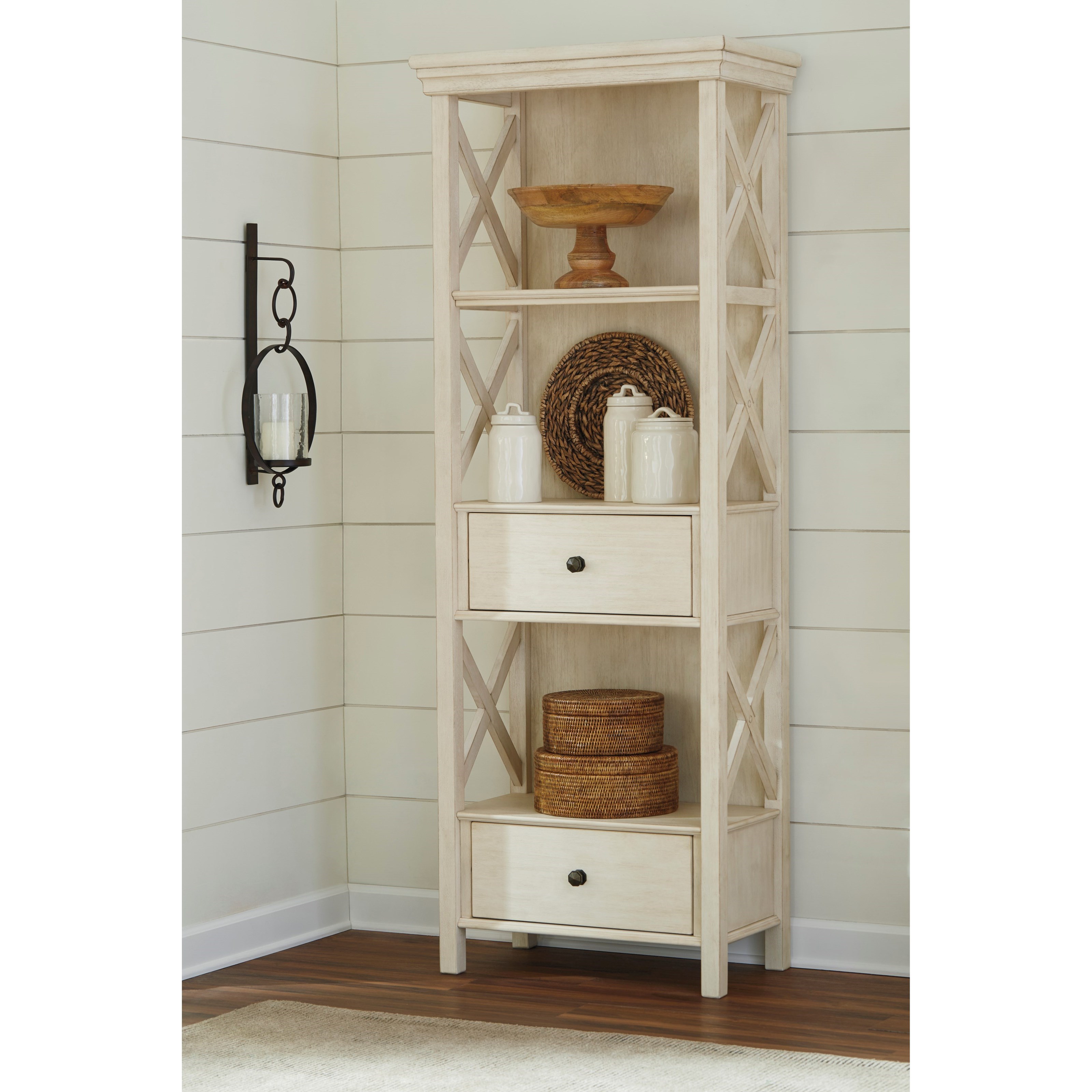 Corner china online cabinet ashley furniture
