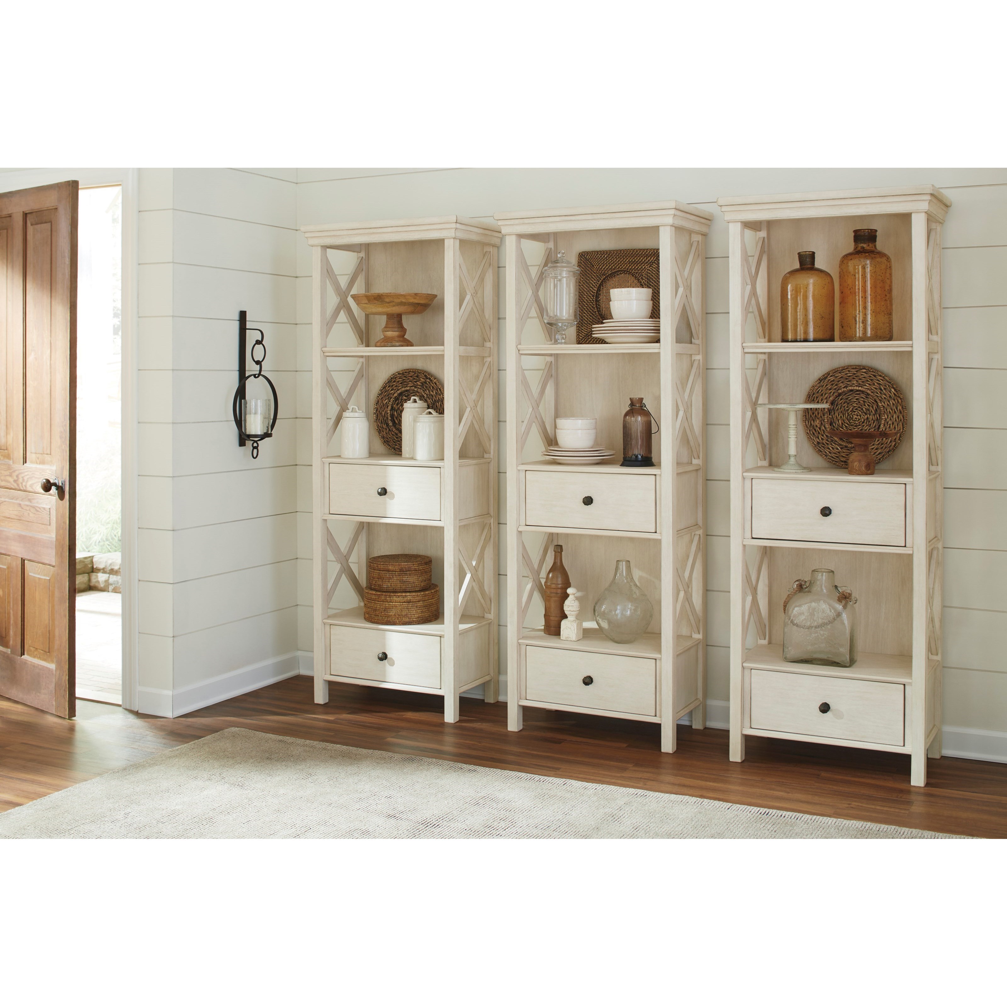 Ashley furniture outlet white bookcase