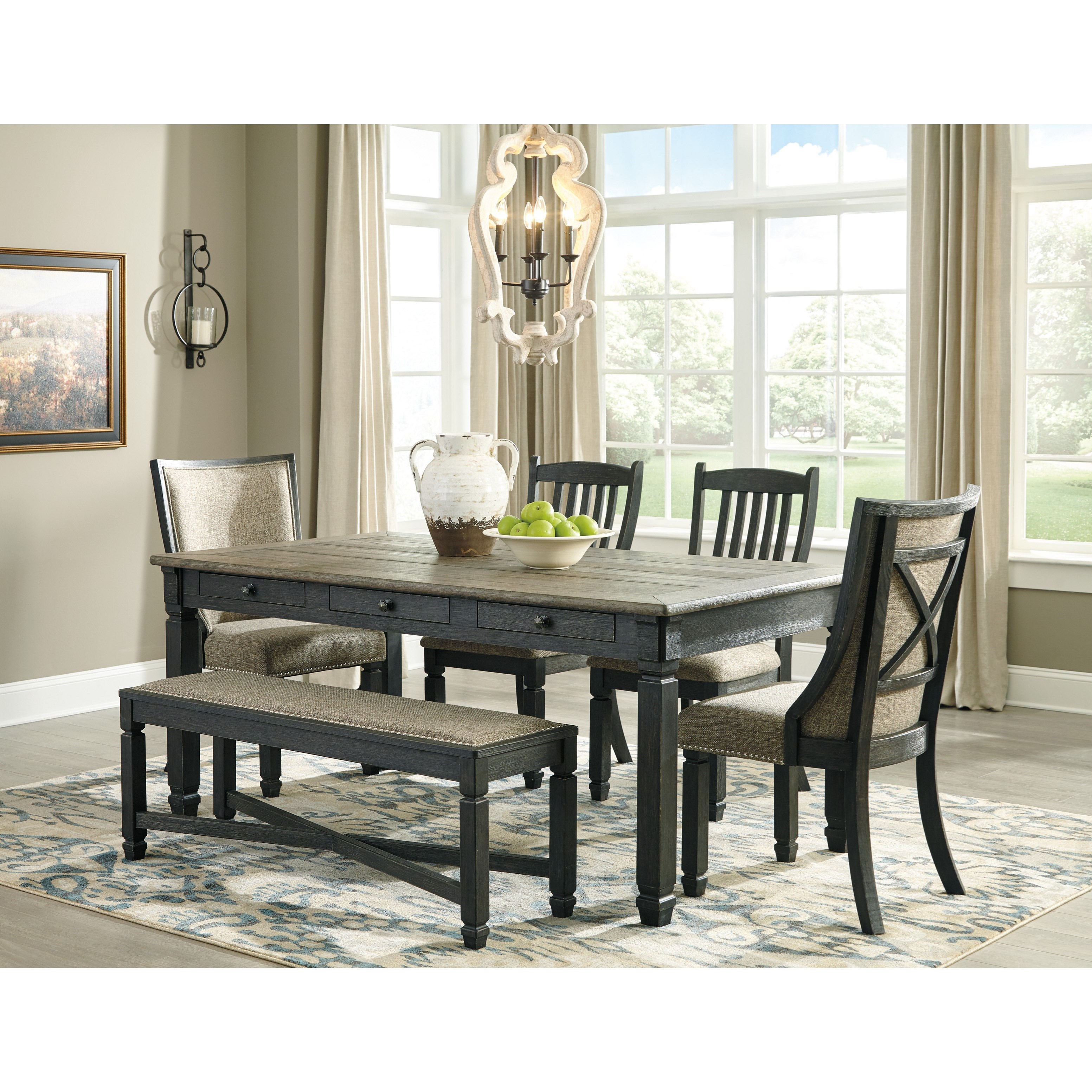 Padded online dining benches