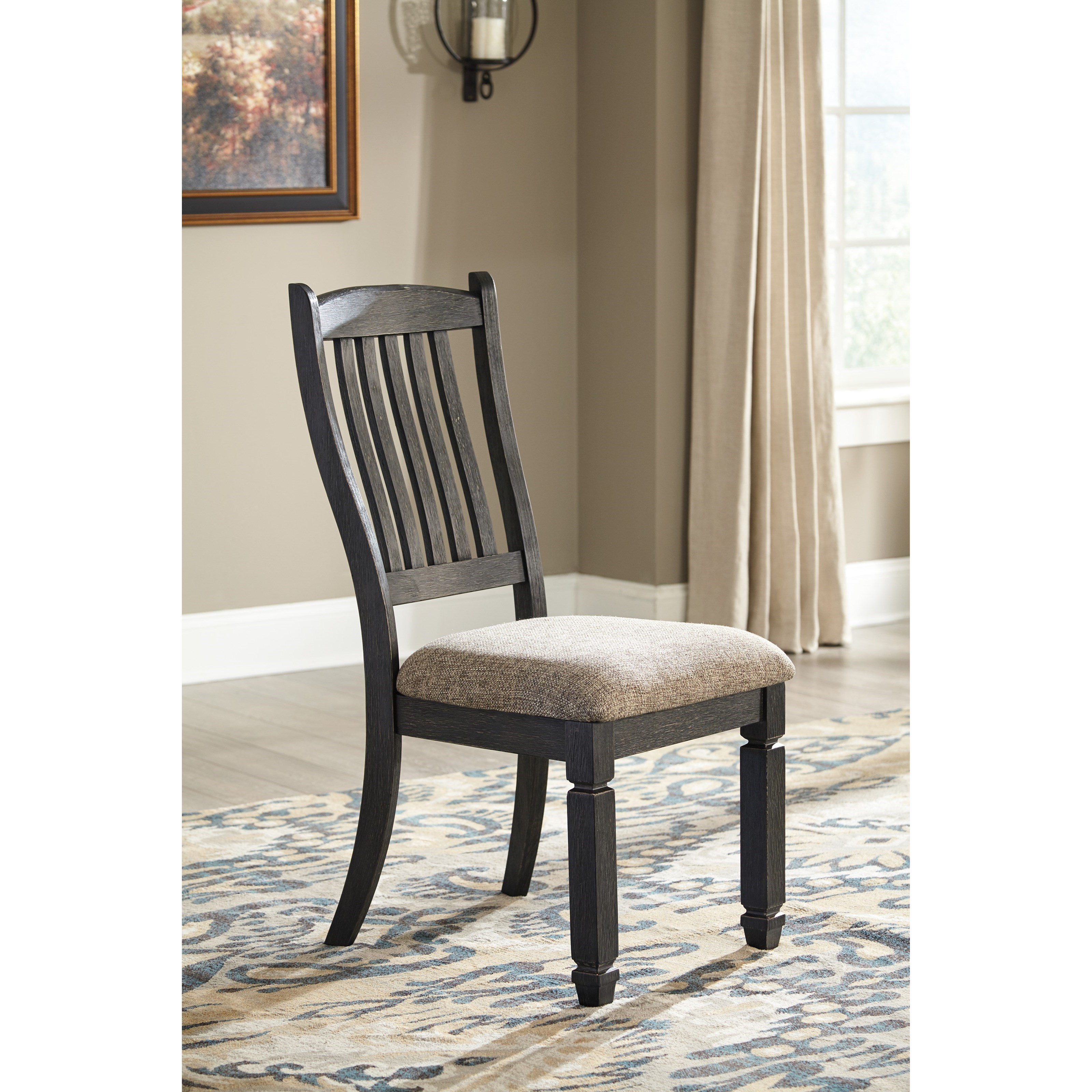 Upholstered windsor sales chair