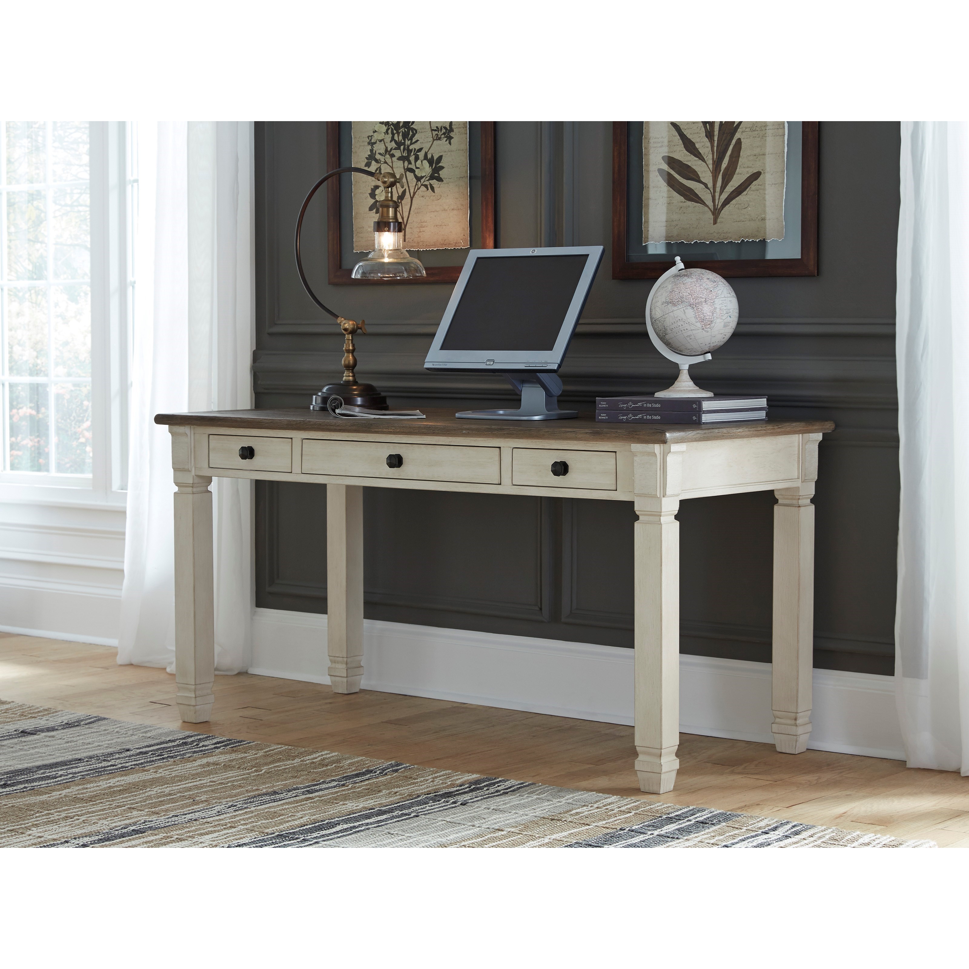 Two tone writing clearance desk