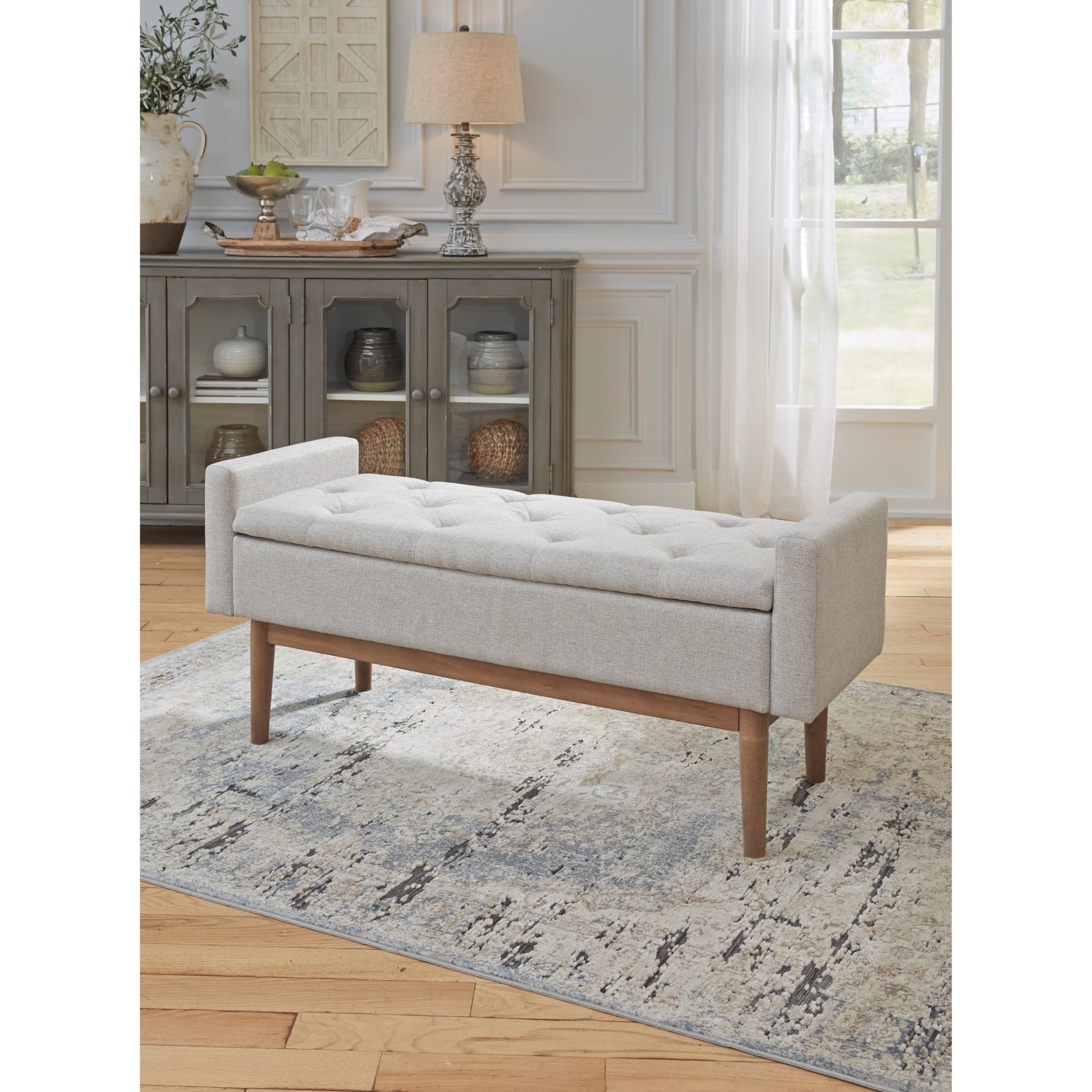 Signature Design by Ashley Briarson A3000247 Contemporary Storage Bench