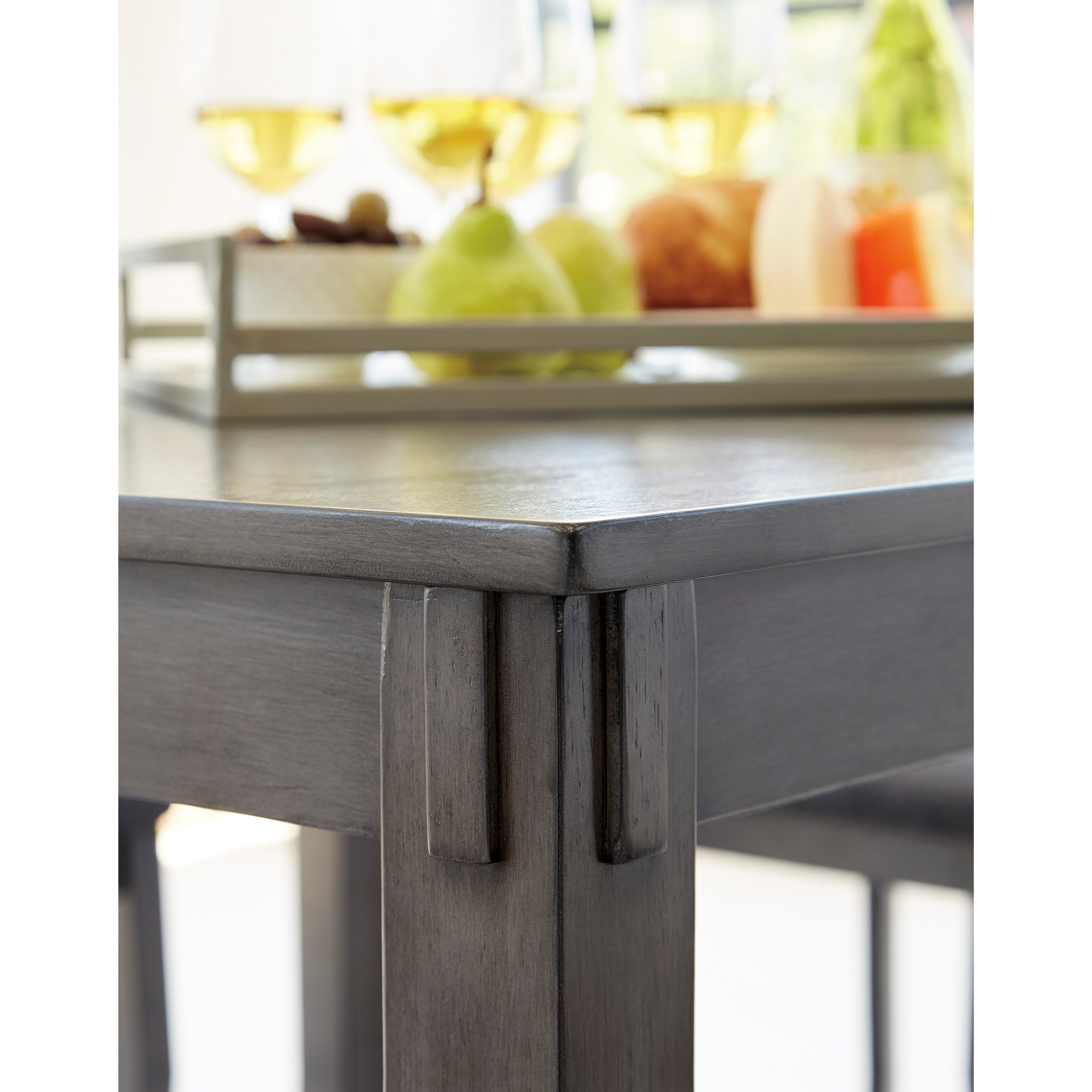Broyhill mirren pointe round 5 piece counter pub table set hot sale