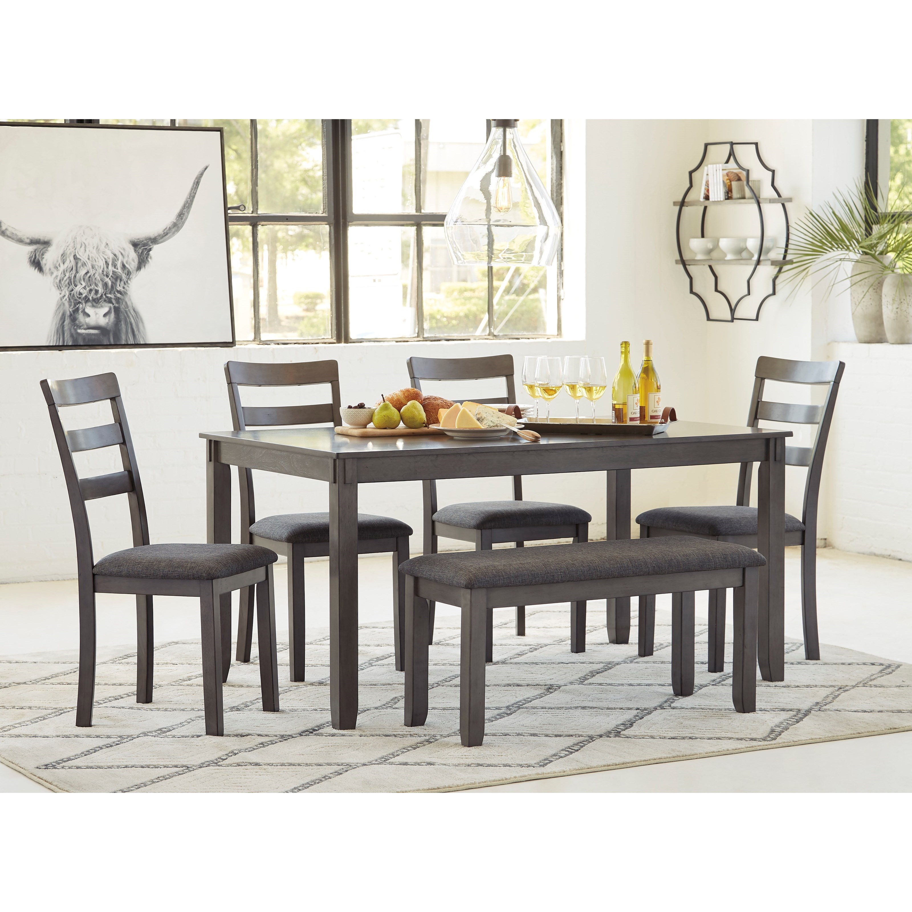 Rectangle dining table for 6 outlet