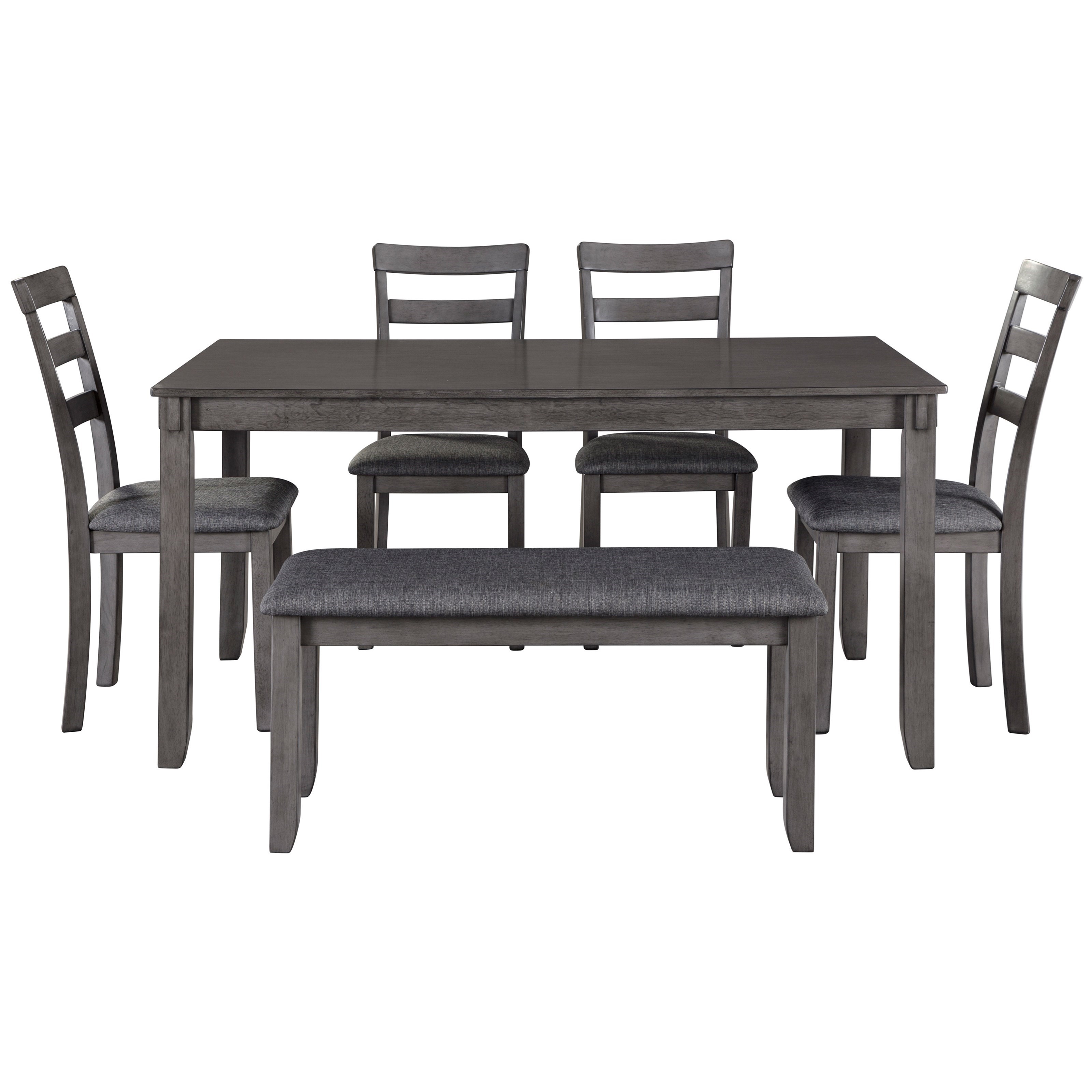 Ashley dining table set sales for 6