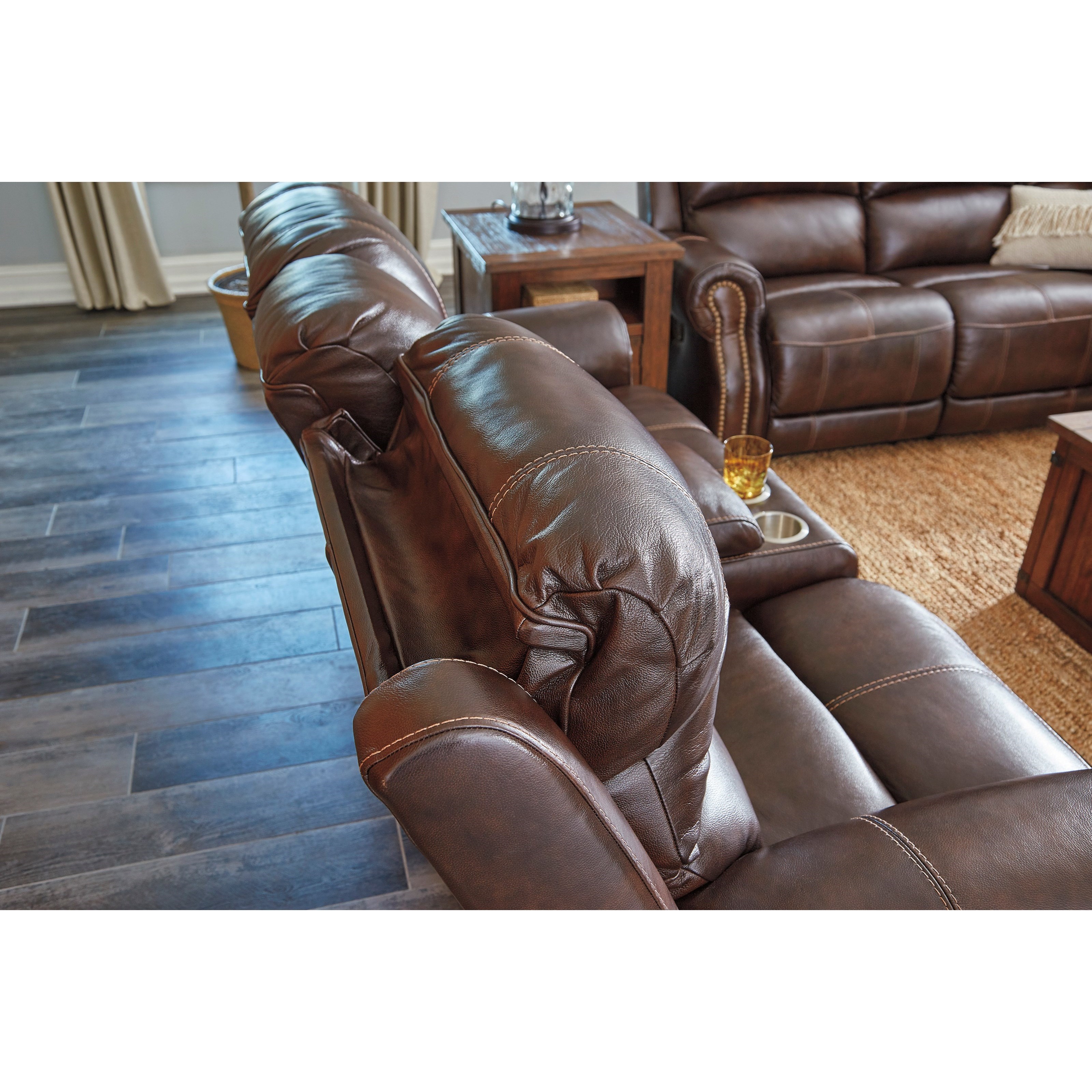 Buncrana power reclining store loveseat with console