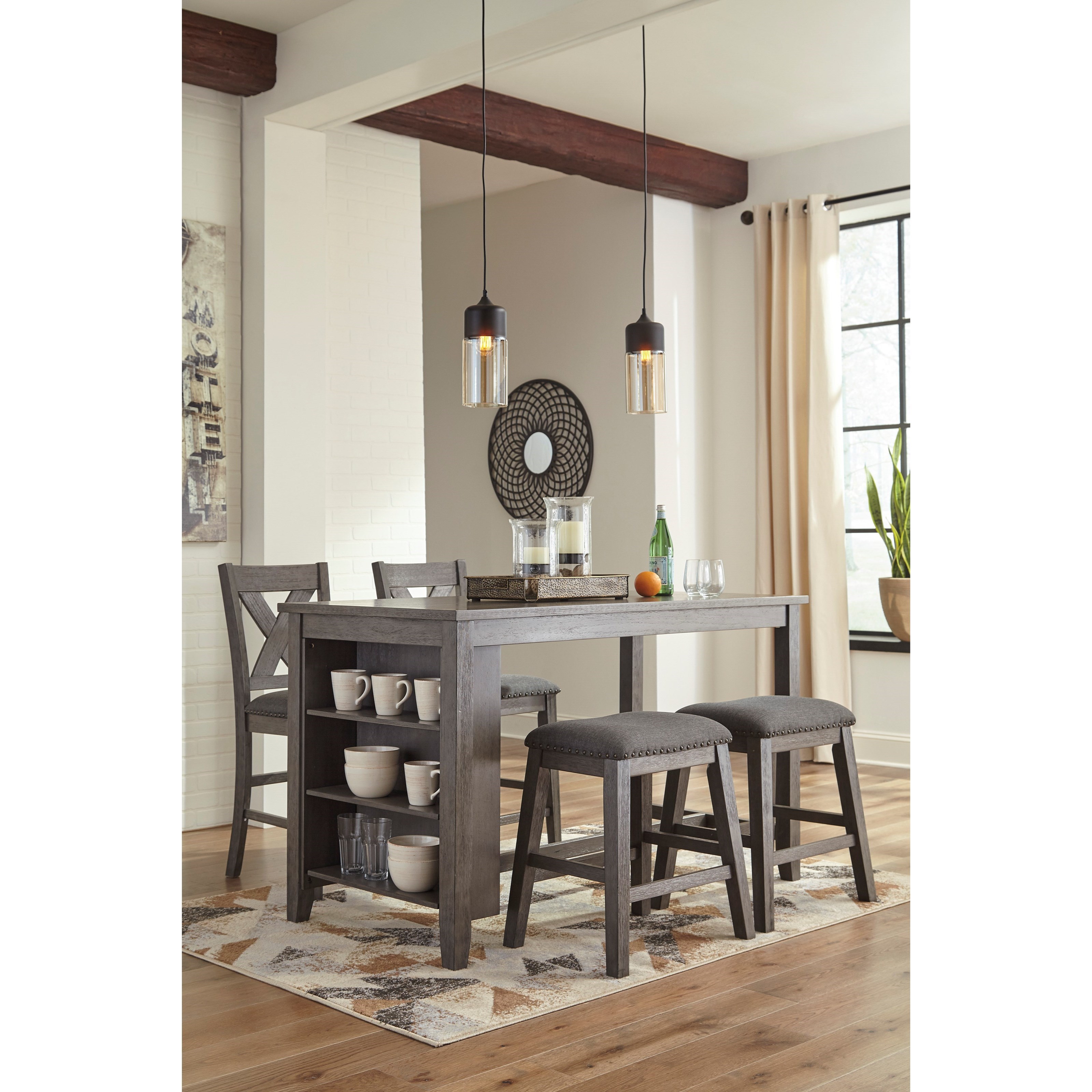 Ashley counter chairs sales