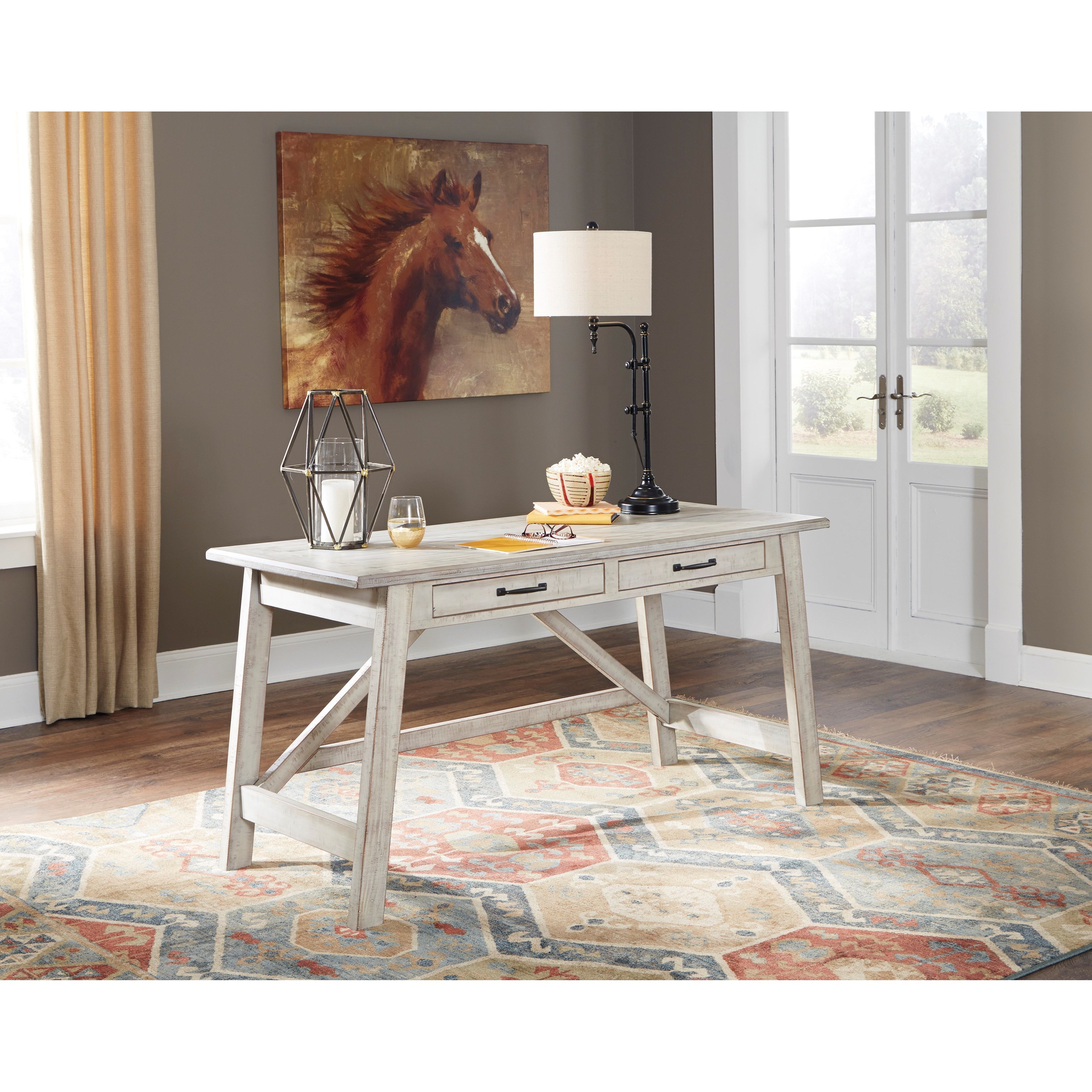 Ashley home office large leg sale desk