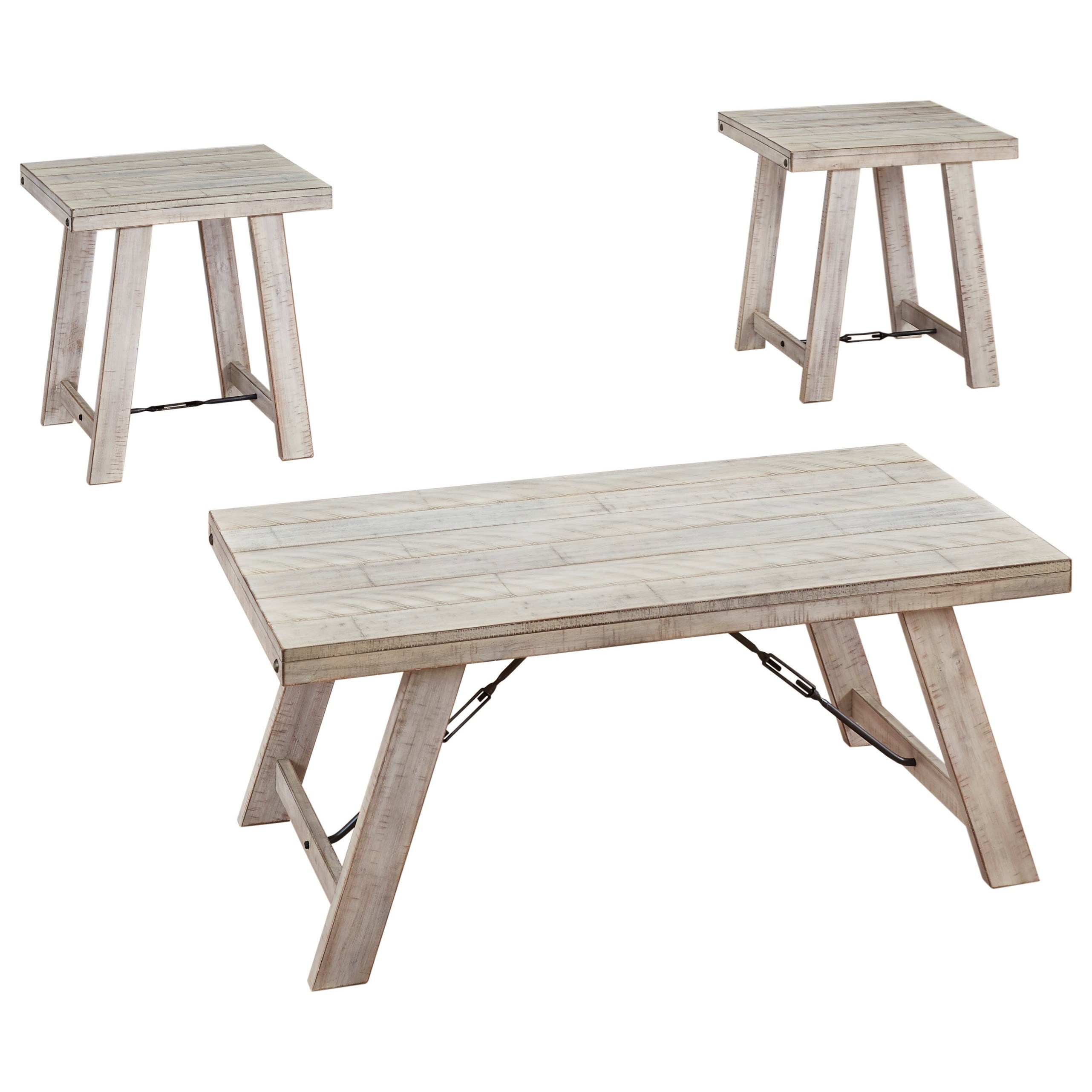 Whitewash end table sets store