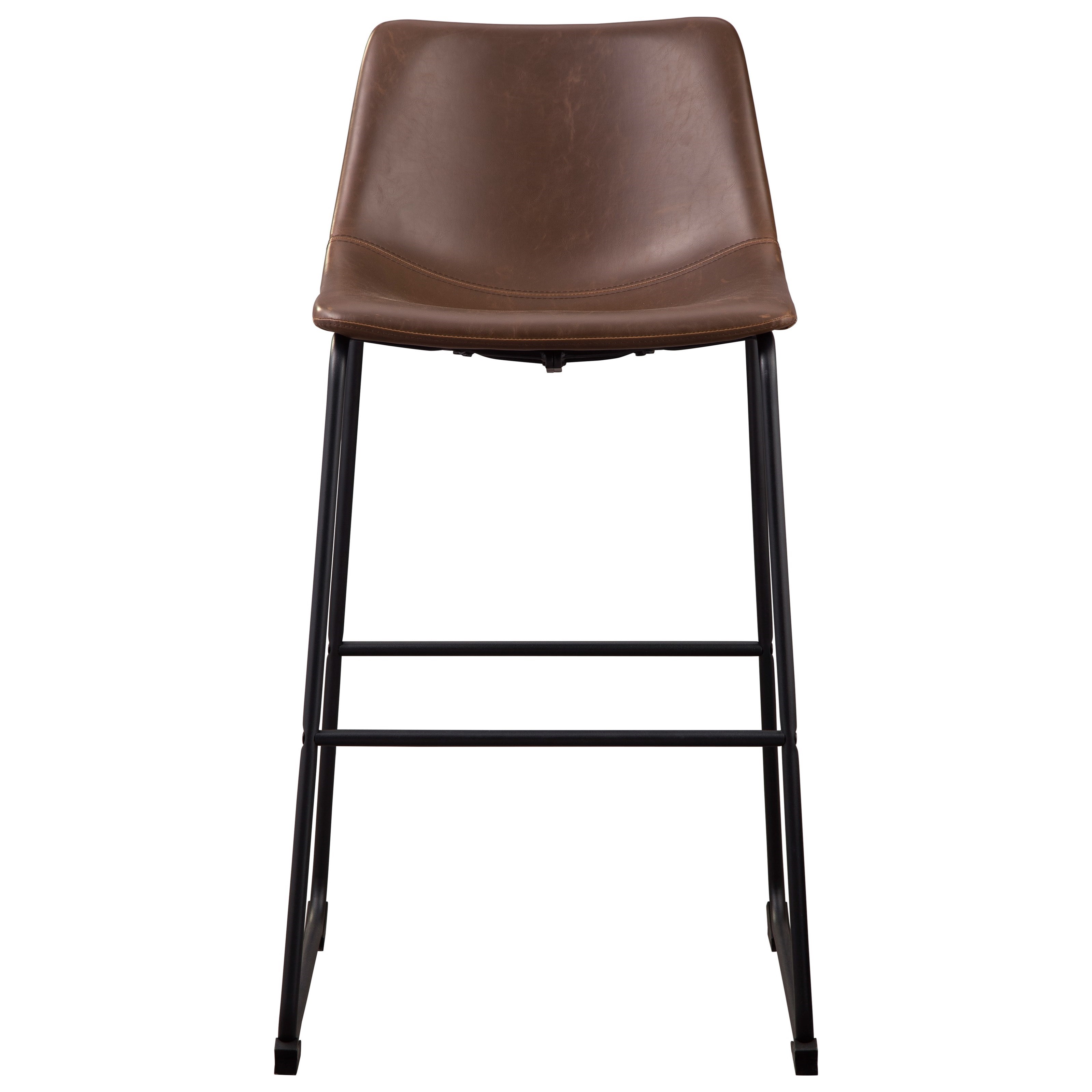 Leather bucket bar stools best sale