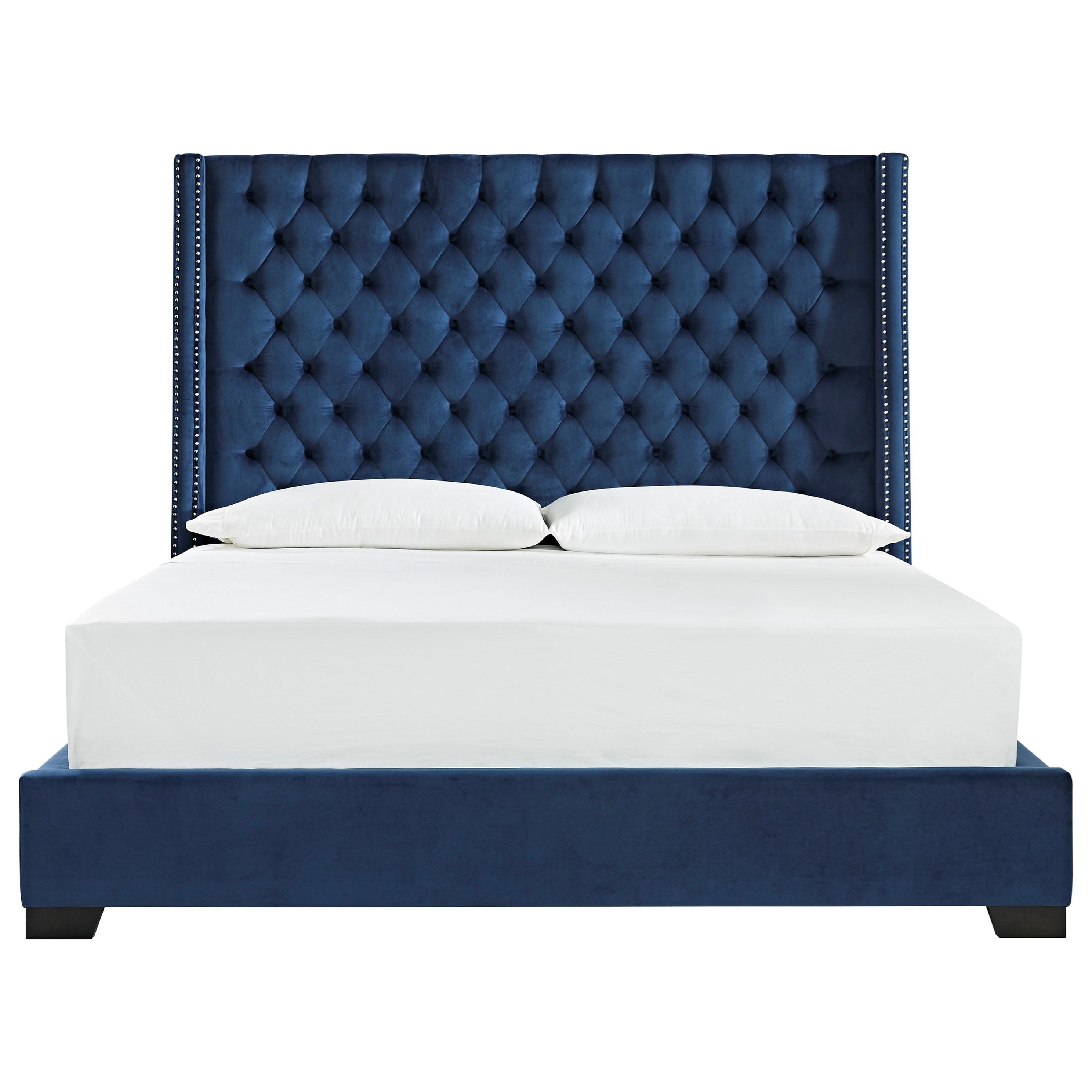 Coralayne queen top panel bed