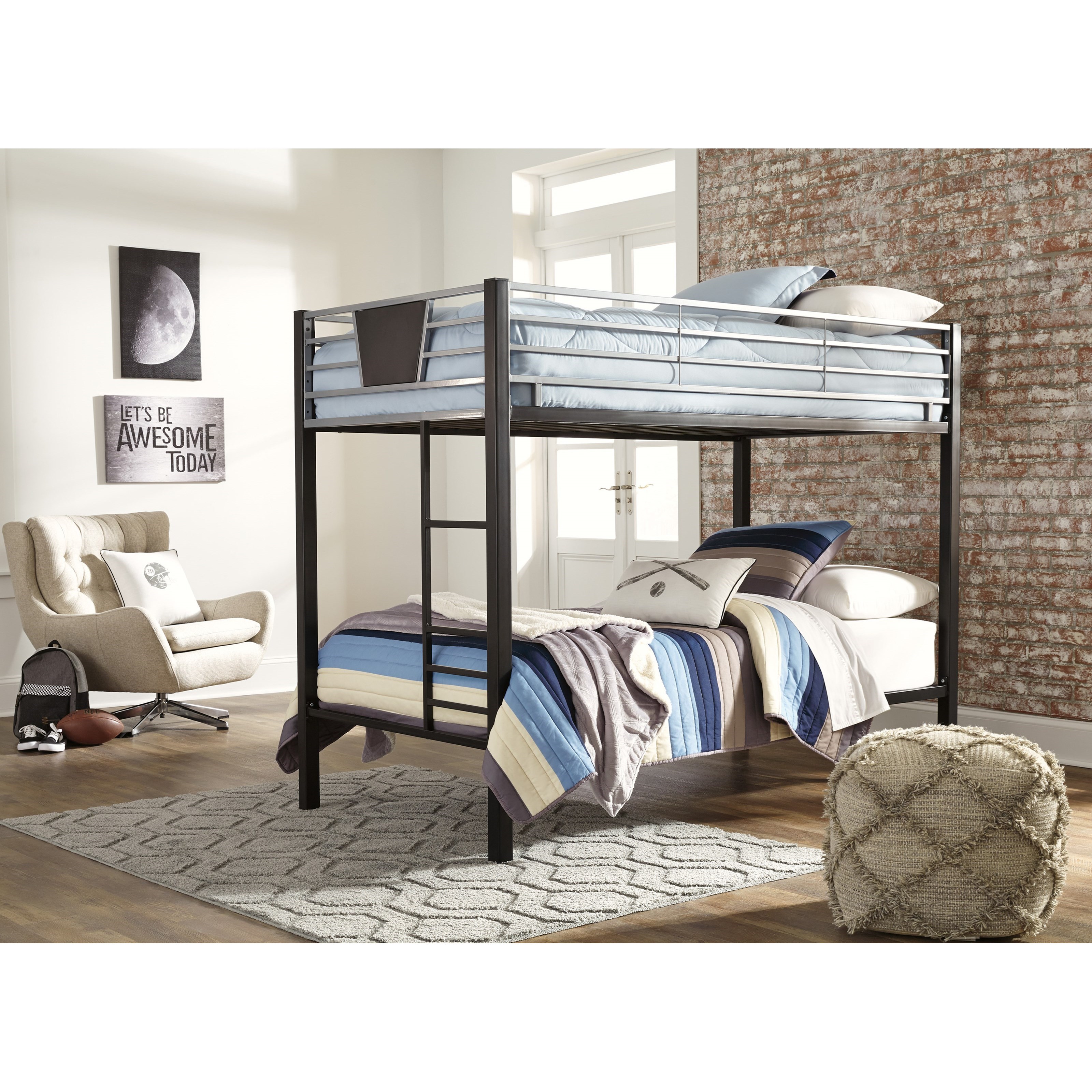 Dakota twin over store double bunk bed