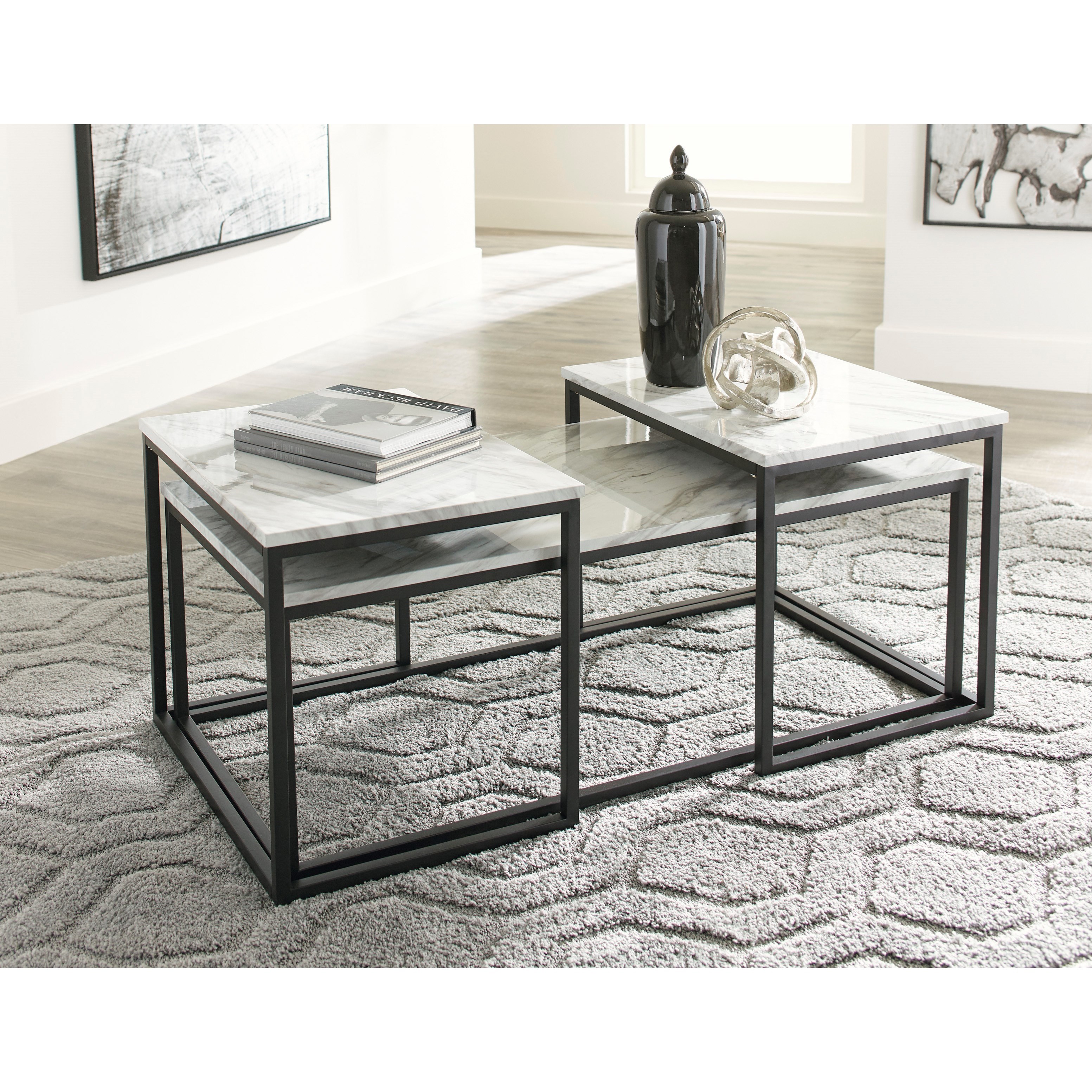Ashley faux marble coffee table 2025