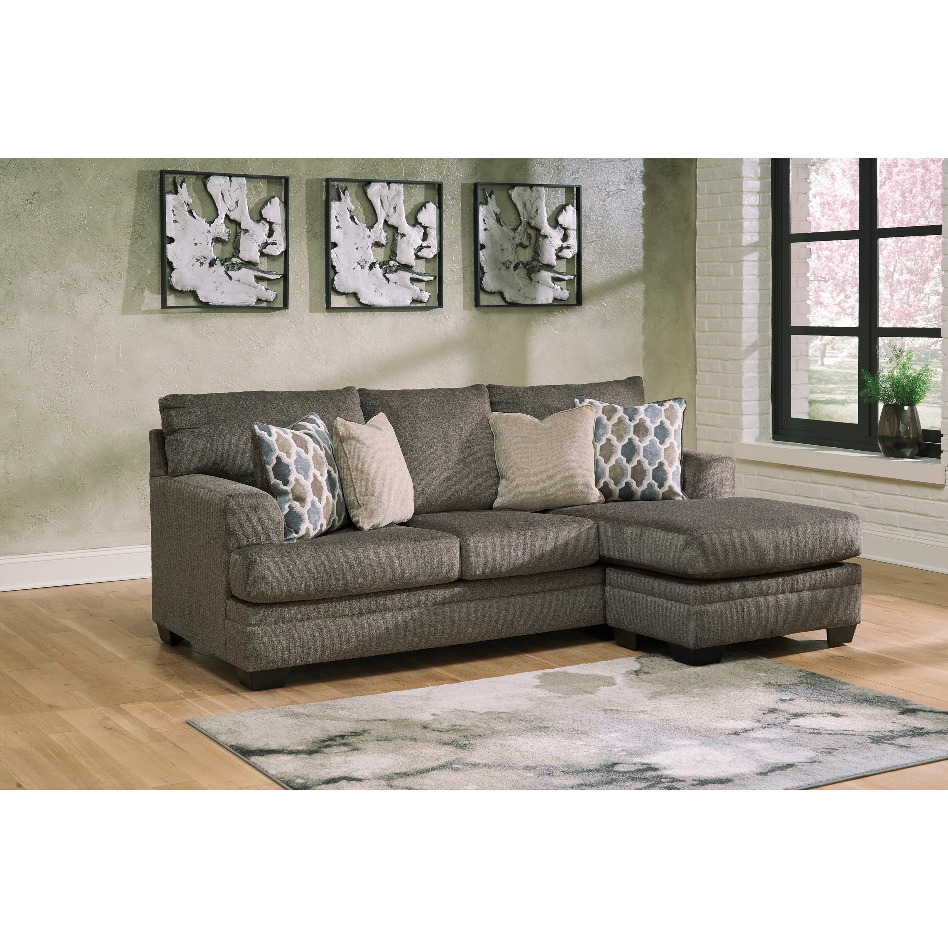 Reversible chaise shop sectional ashley furniture