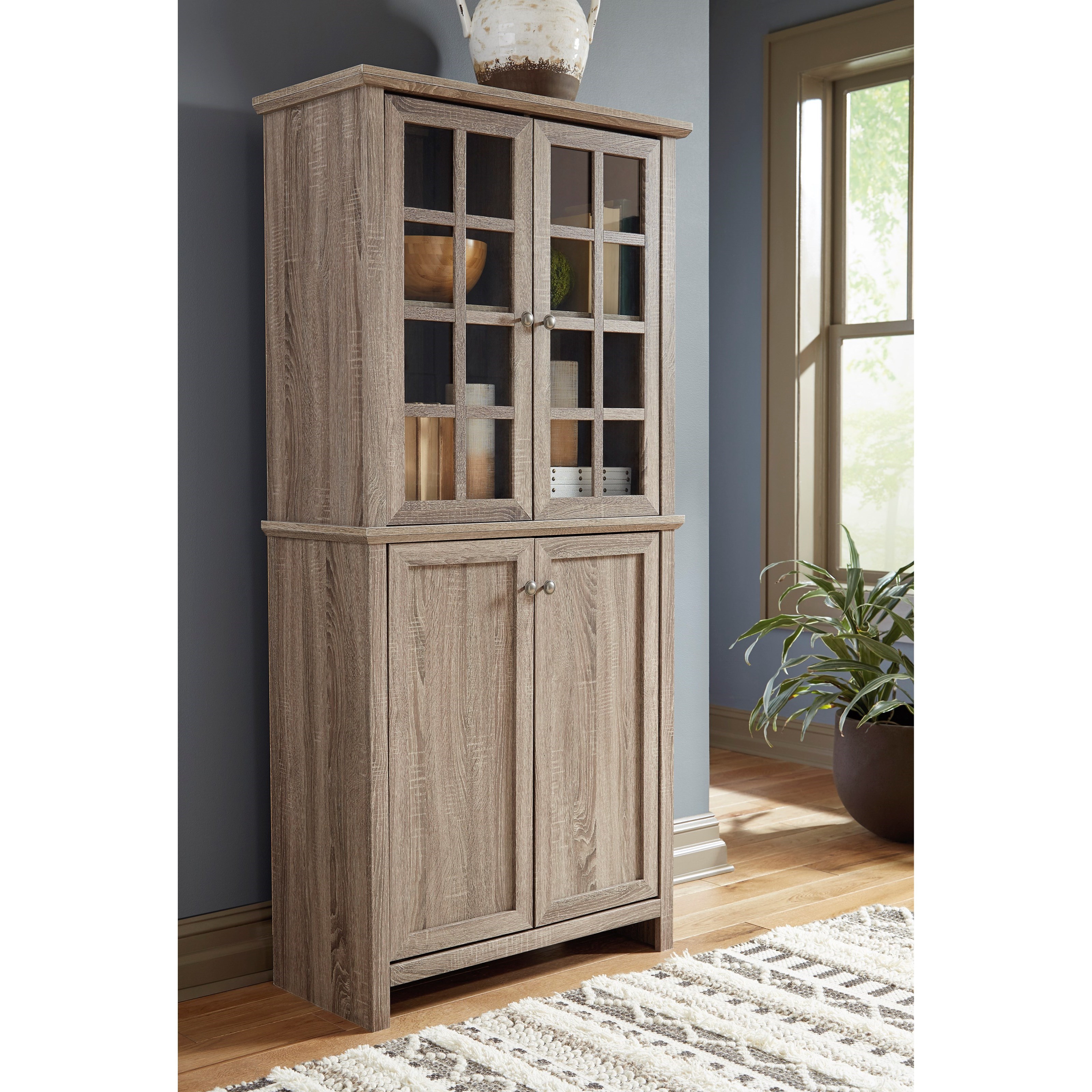Tall accent cabinet with glass doors new arrivals