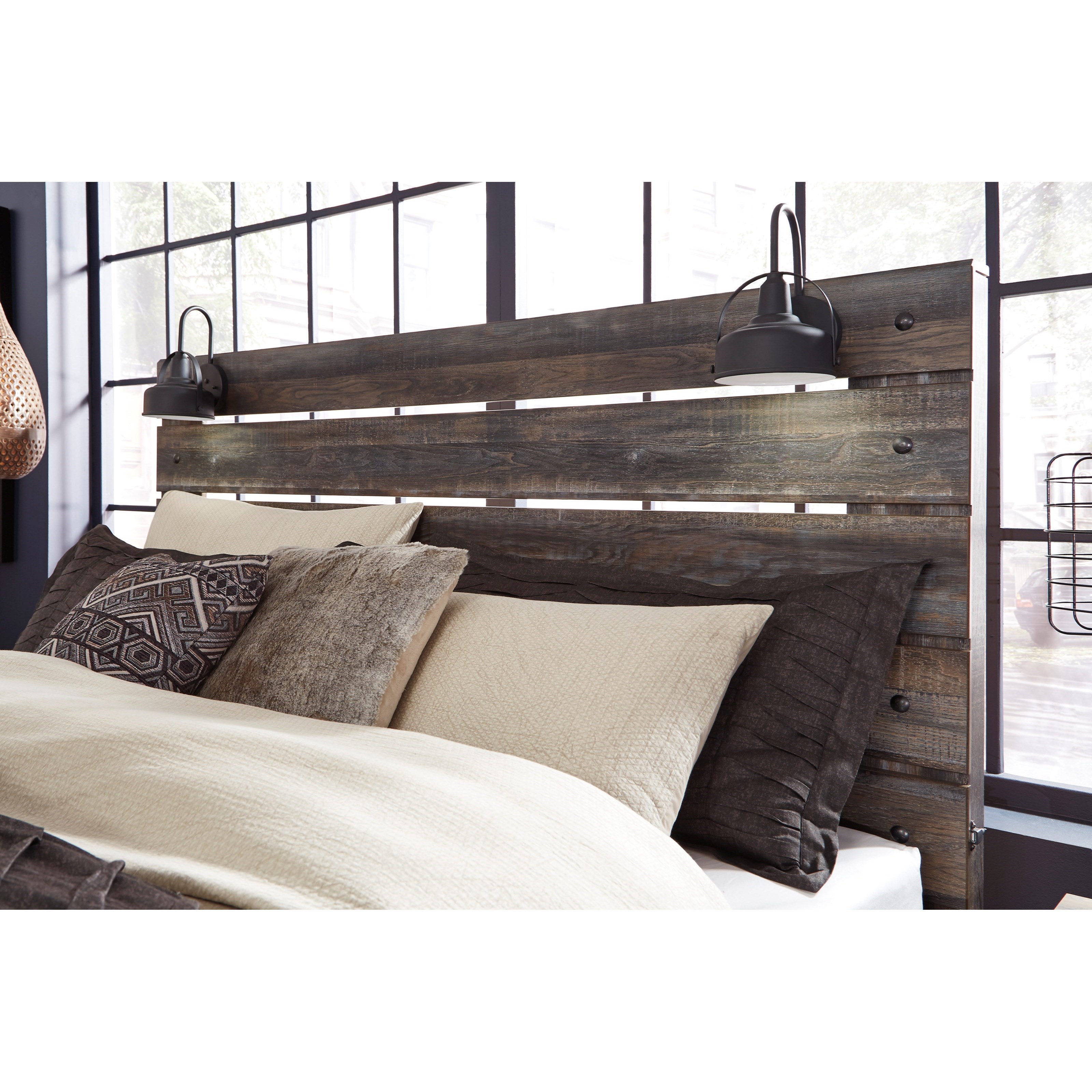 Industrial headboard king cheap