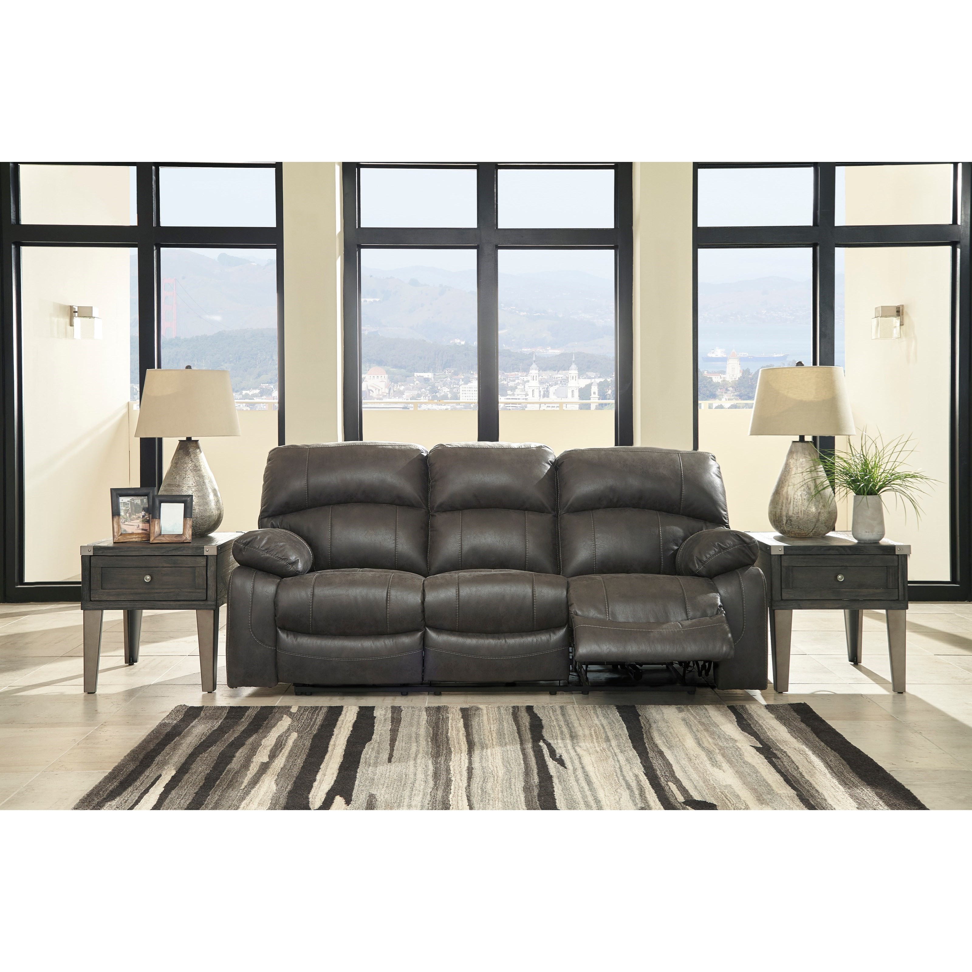 Ashley furniture shop electric recliner sofa