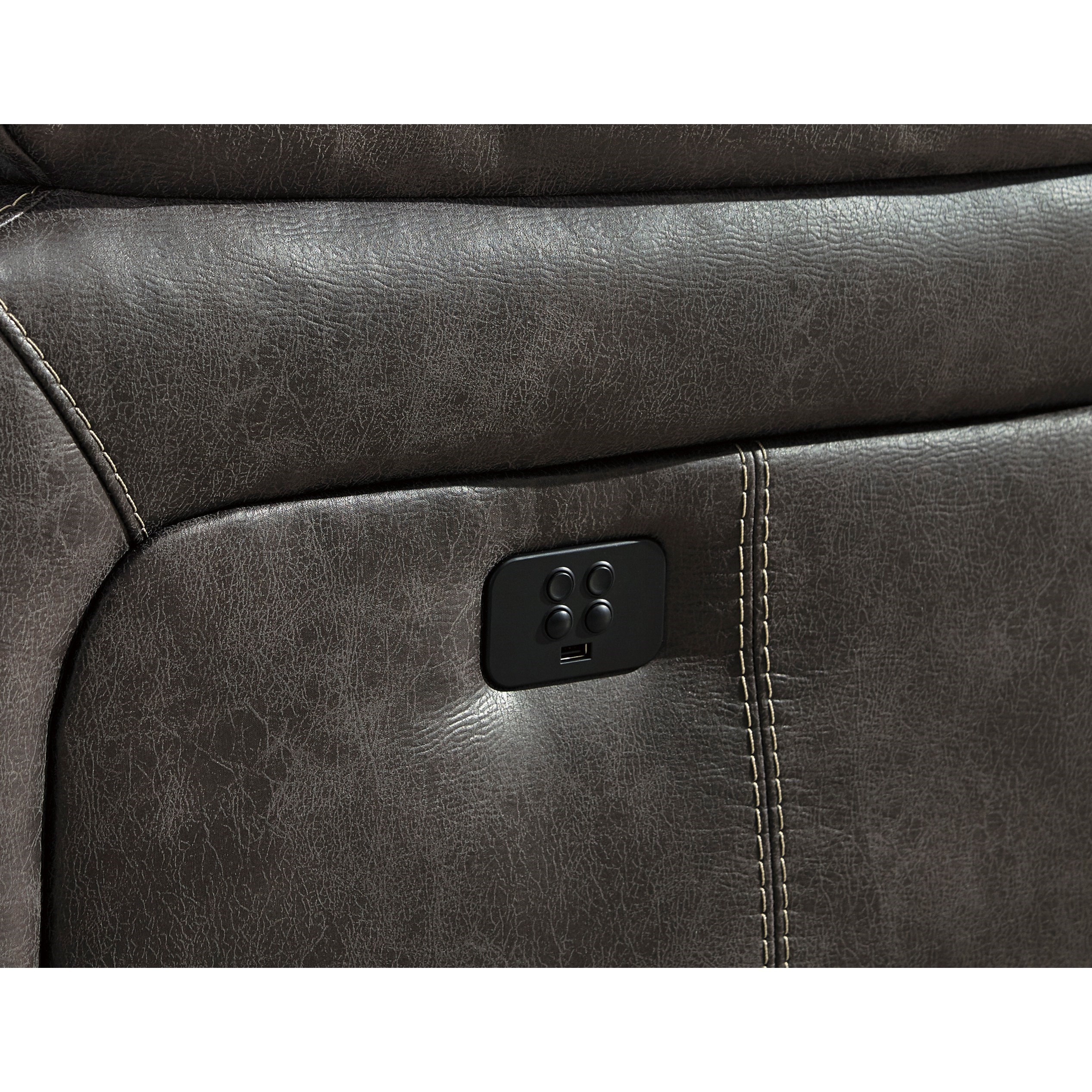 Dunwell steel top power reclining sofa