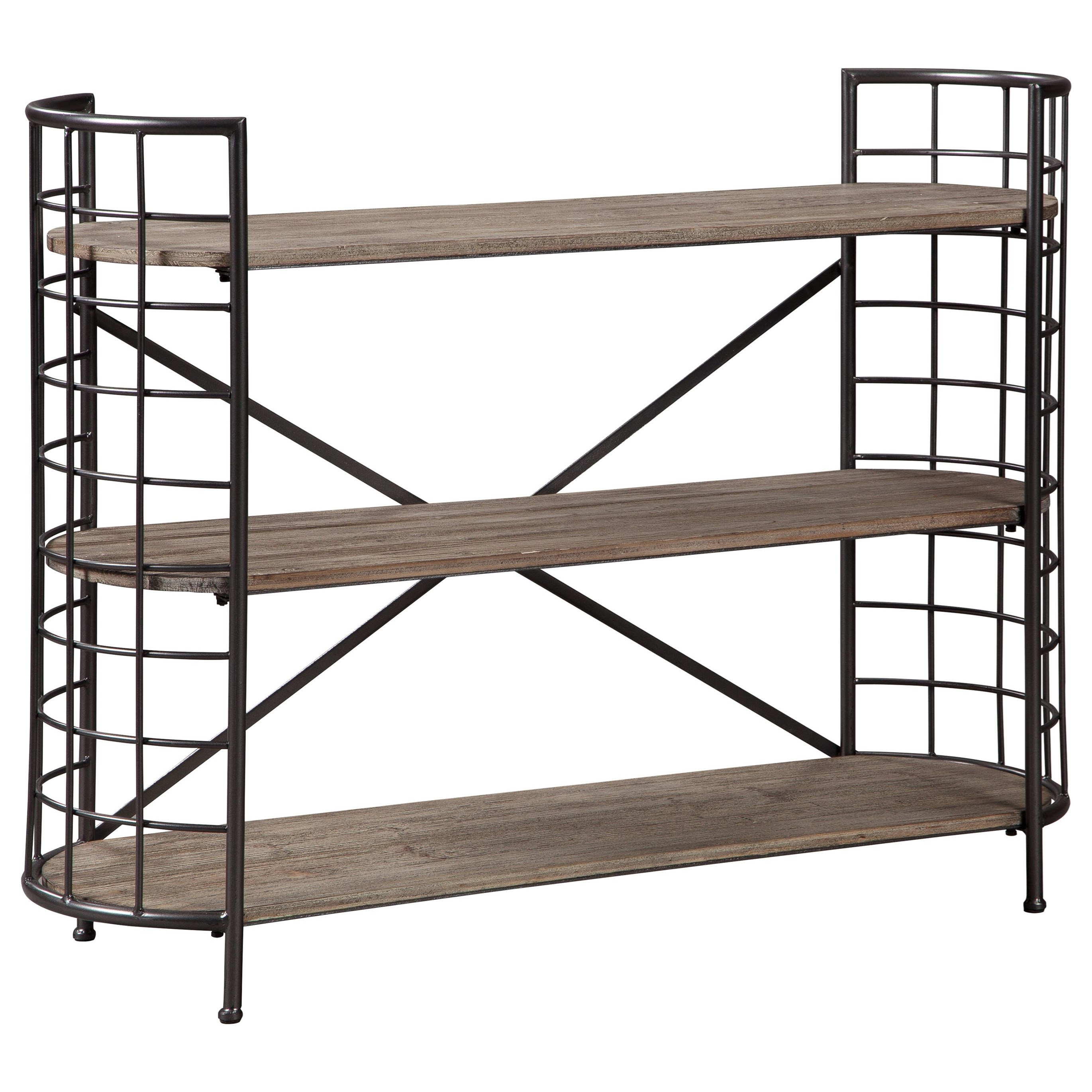 Industrial online low bookcase
