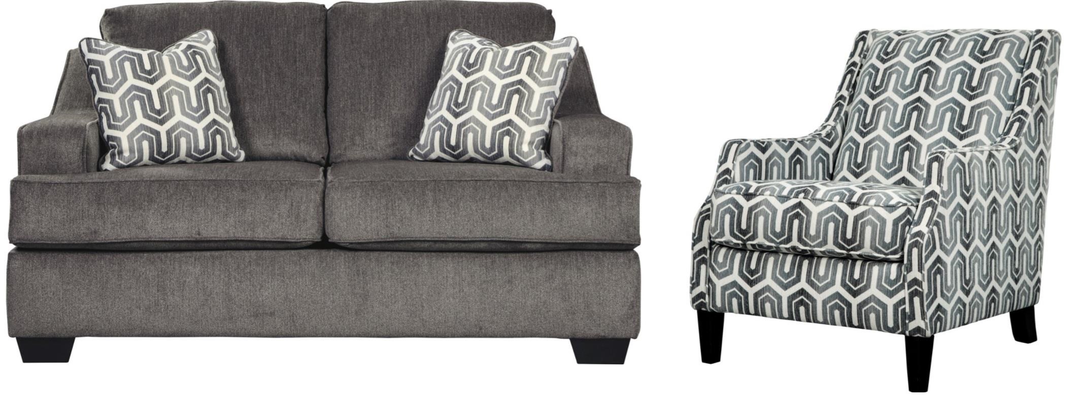 Ashley Furniture Signature Design Gilmer 65603 2pc LS AC Love Seat