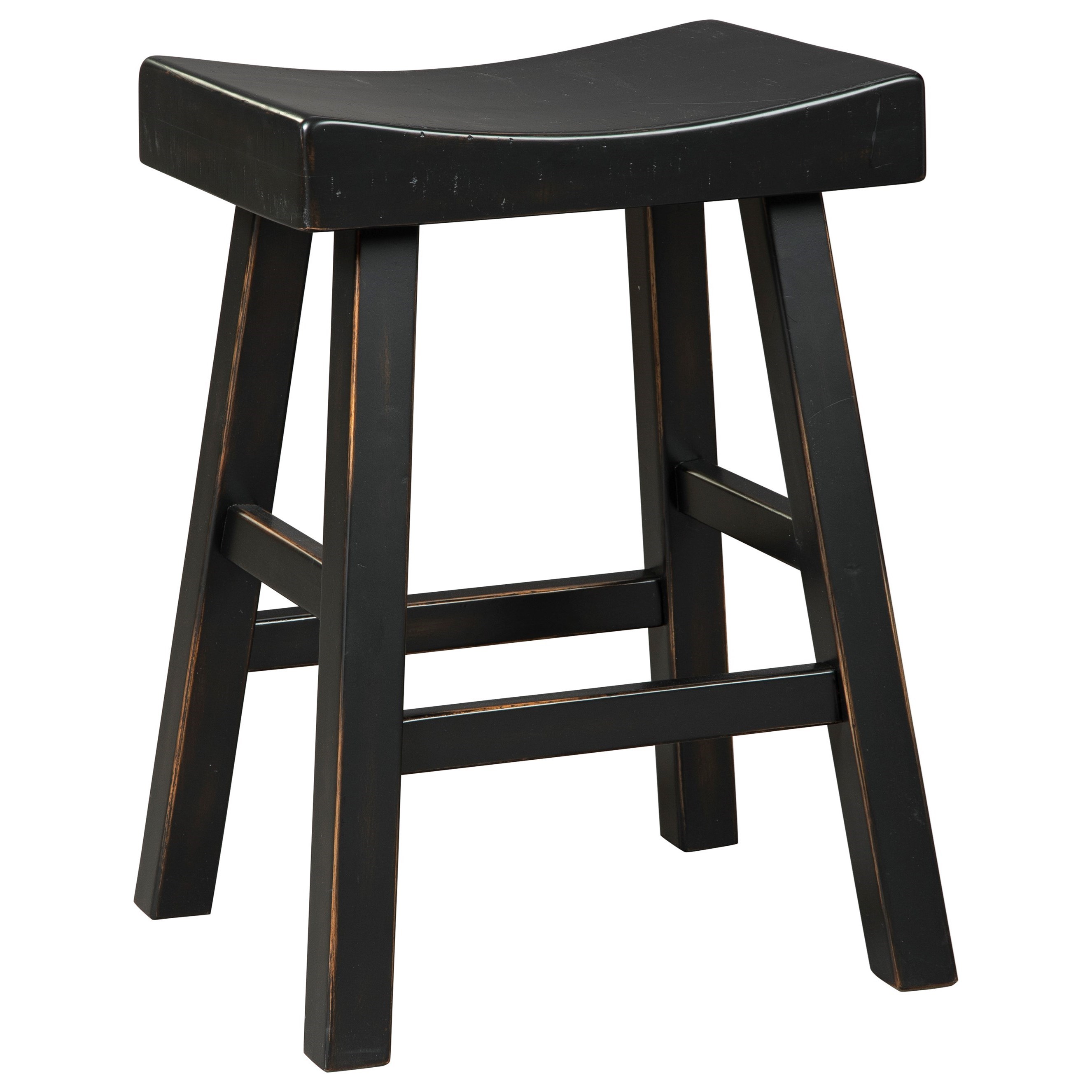 Signature Design by Ashley Glosco 5169 Antique Black Counter Stool