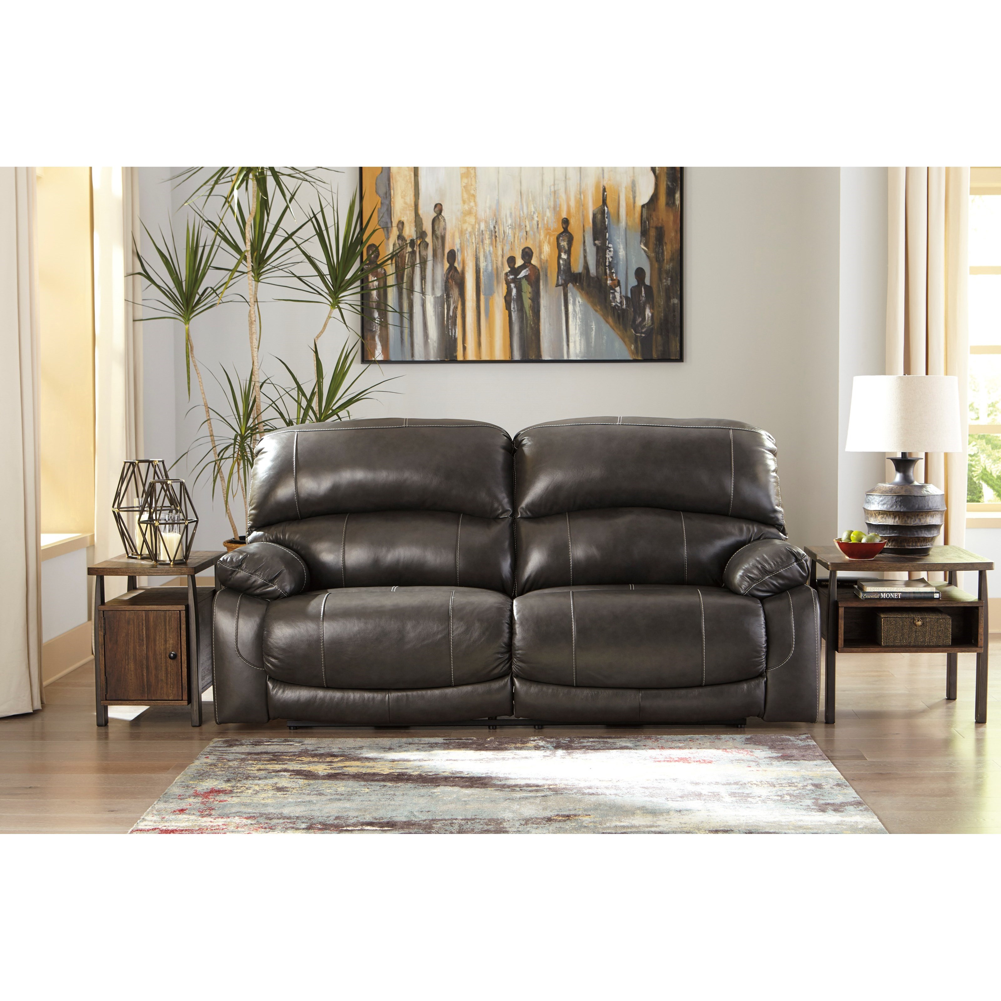 Two cushion reclining sofa cheap