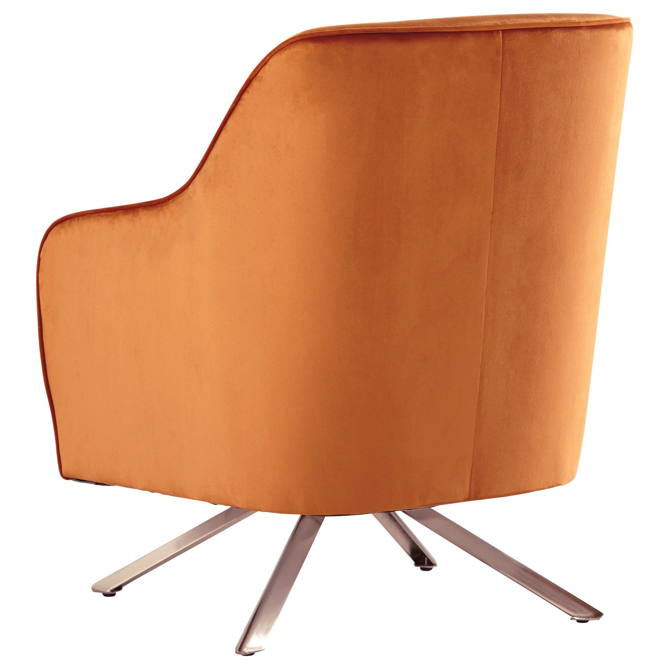 Rust hotsell velvet chair