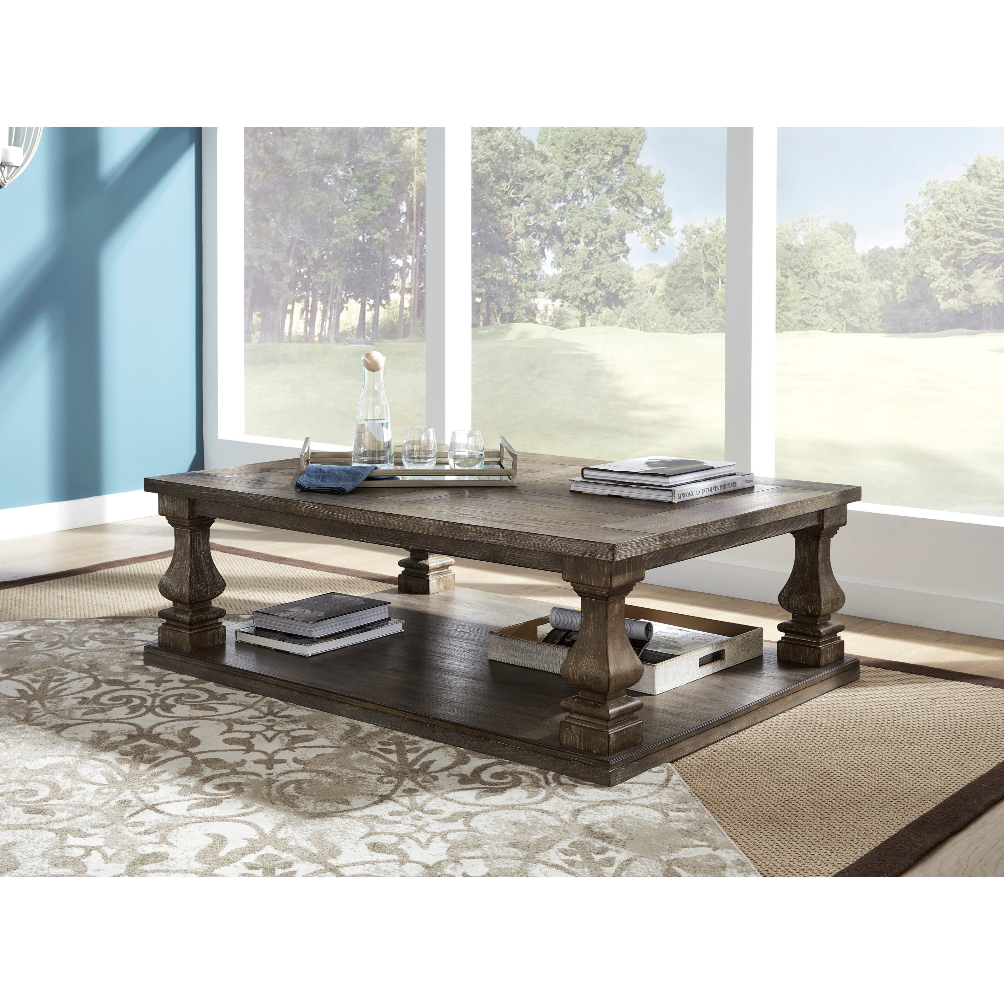 Johnelle Rectangular Cocktail Table