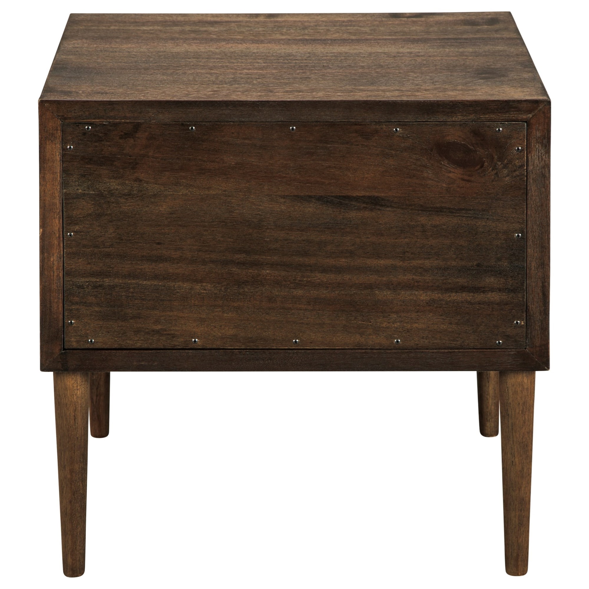 Ashley Furniture Signature Design Kisper T8022 MidCentury Modern Rectangular End Table with 2