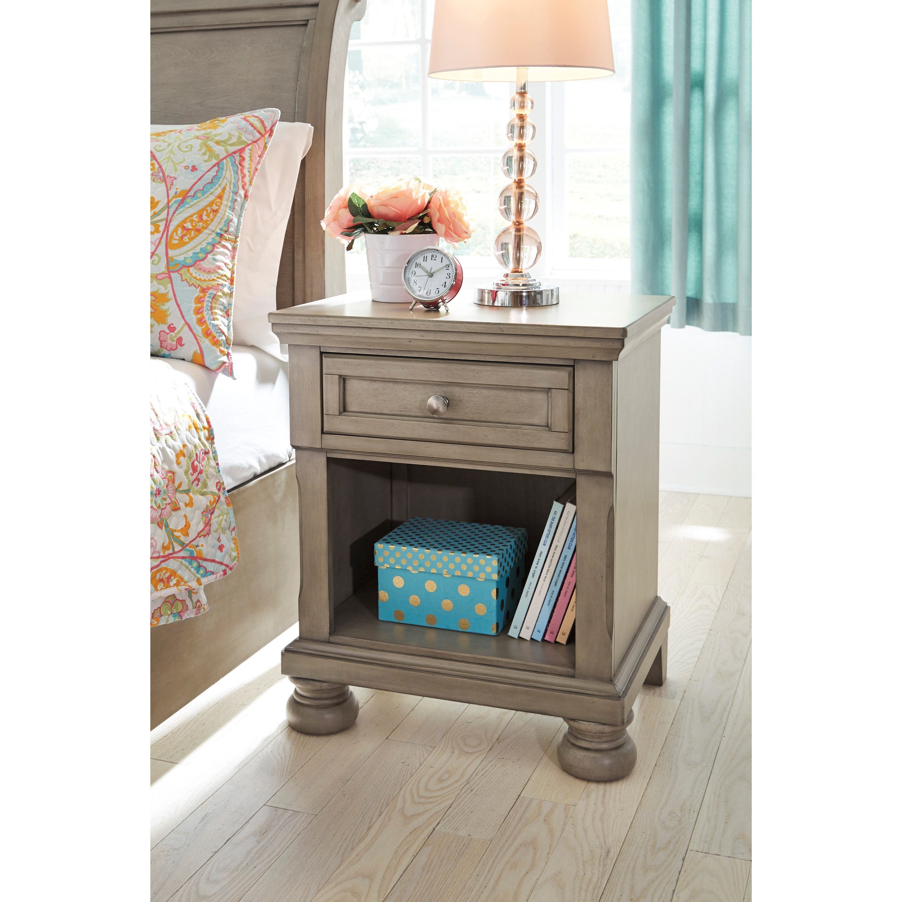 Light discount gray nightstands