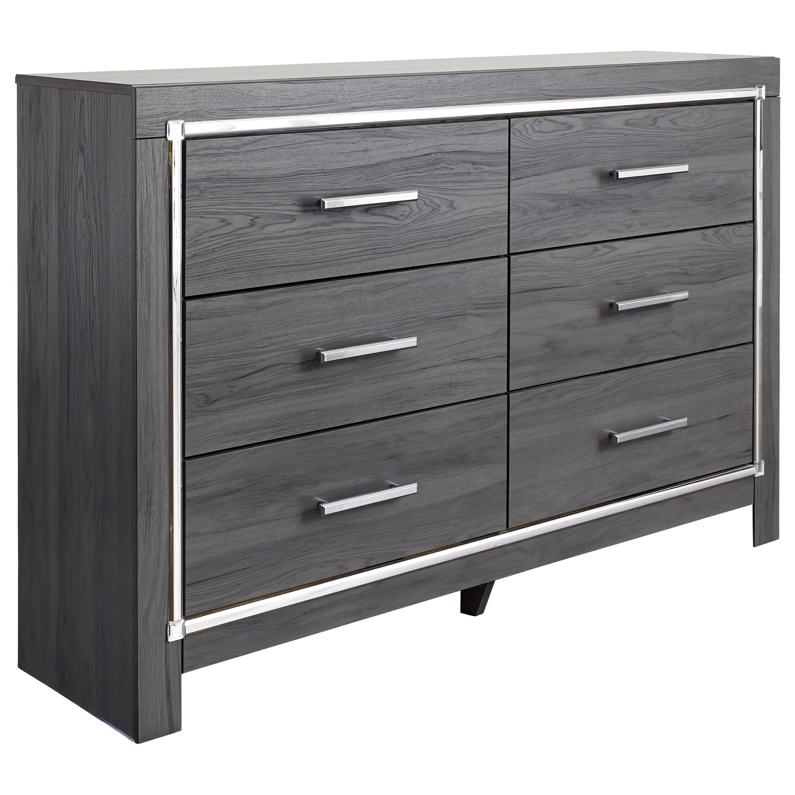 Modrn glam 6 drawer clearance dresser