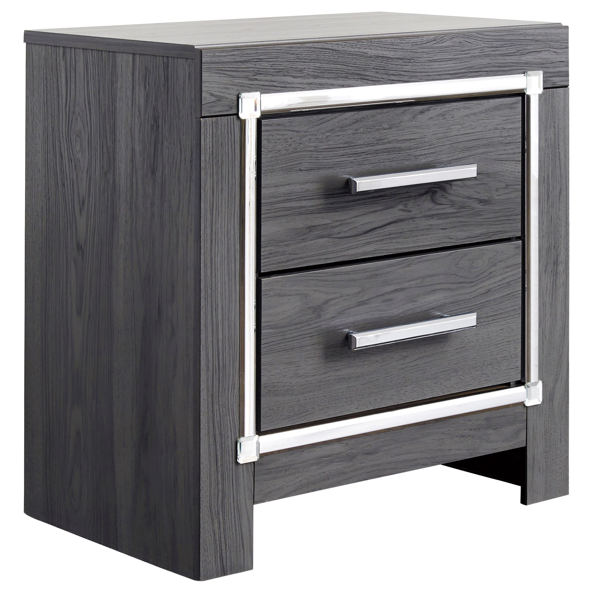 Ashley black sale nightstand