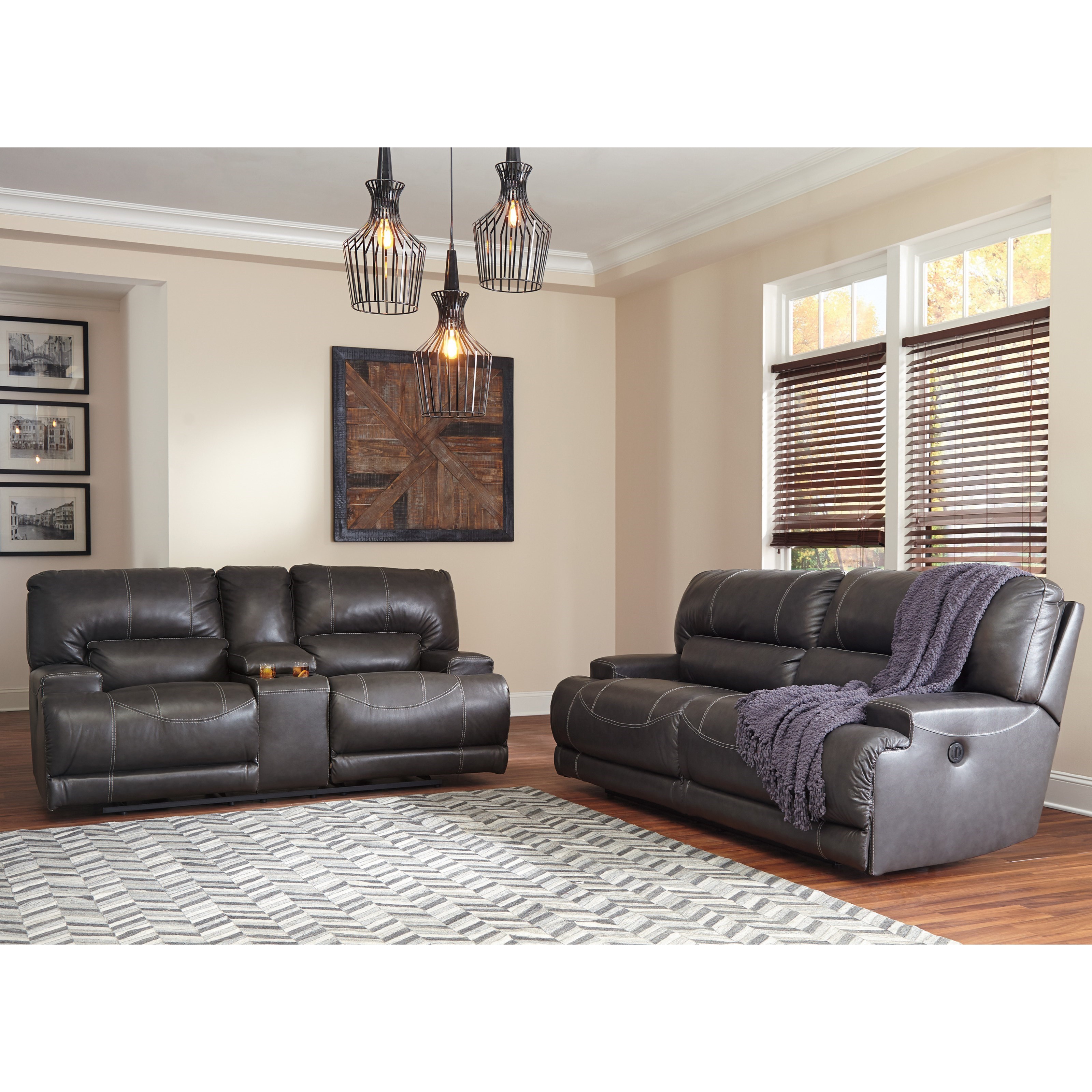 Ashley furniture 2 online seat reclining sofa