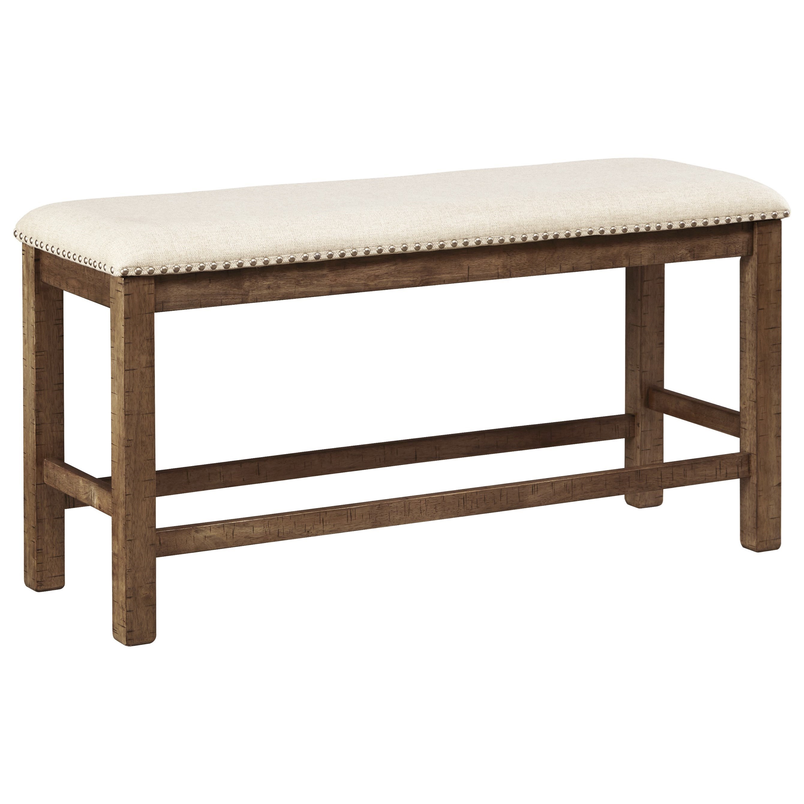 Counter height sale upholstered bench