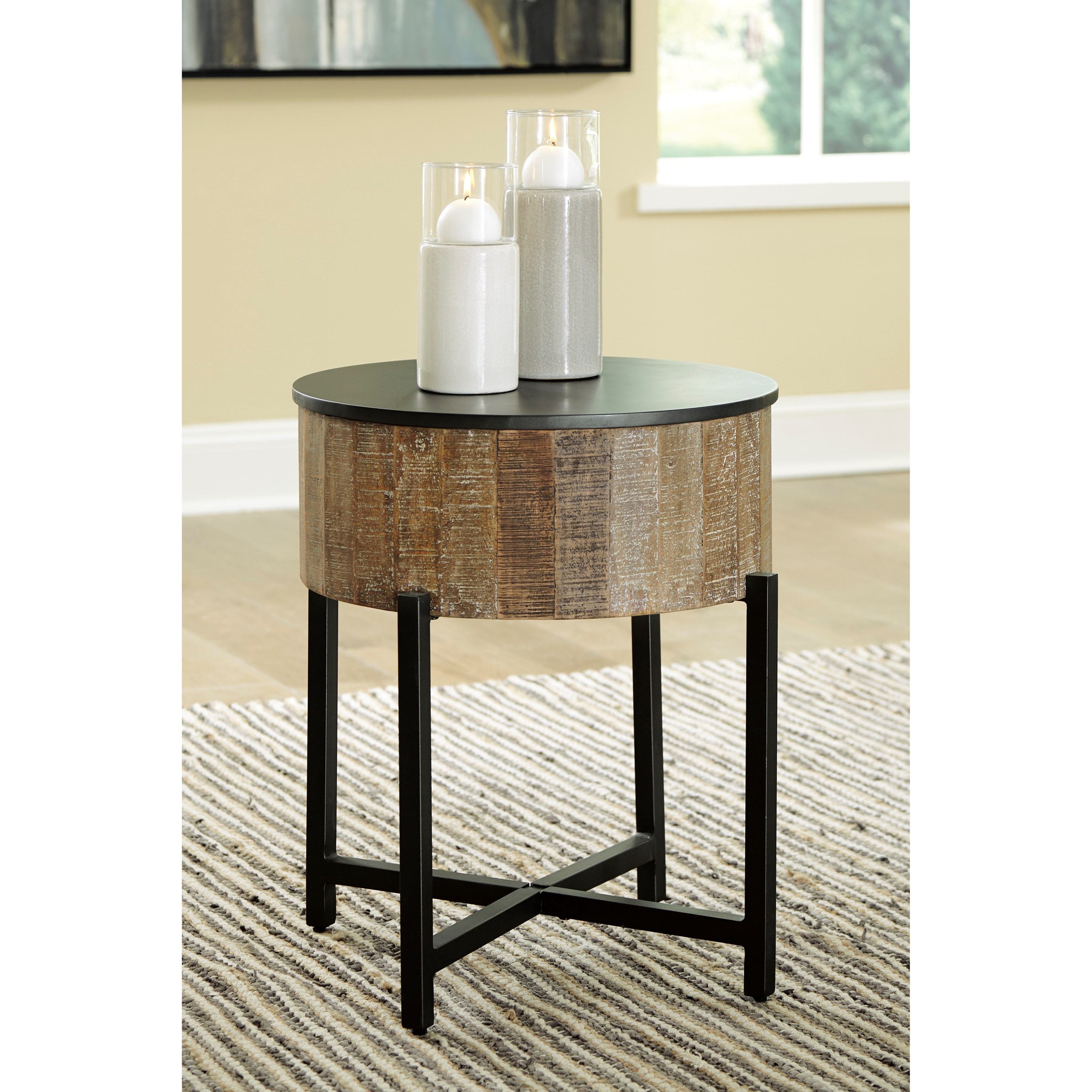 Primitive end outlet tables clearance