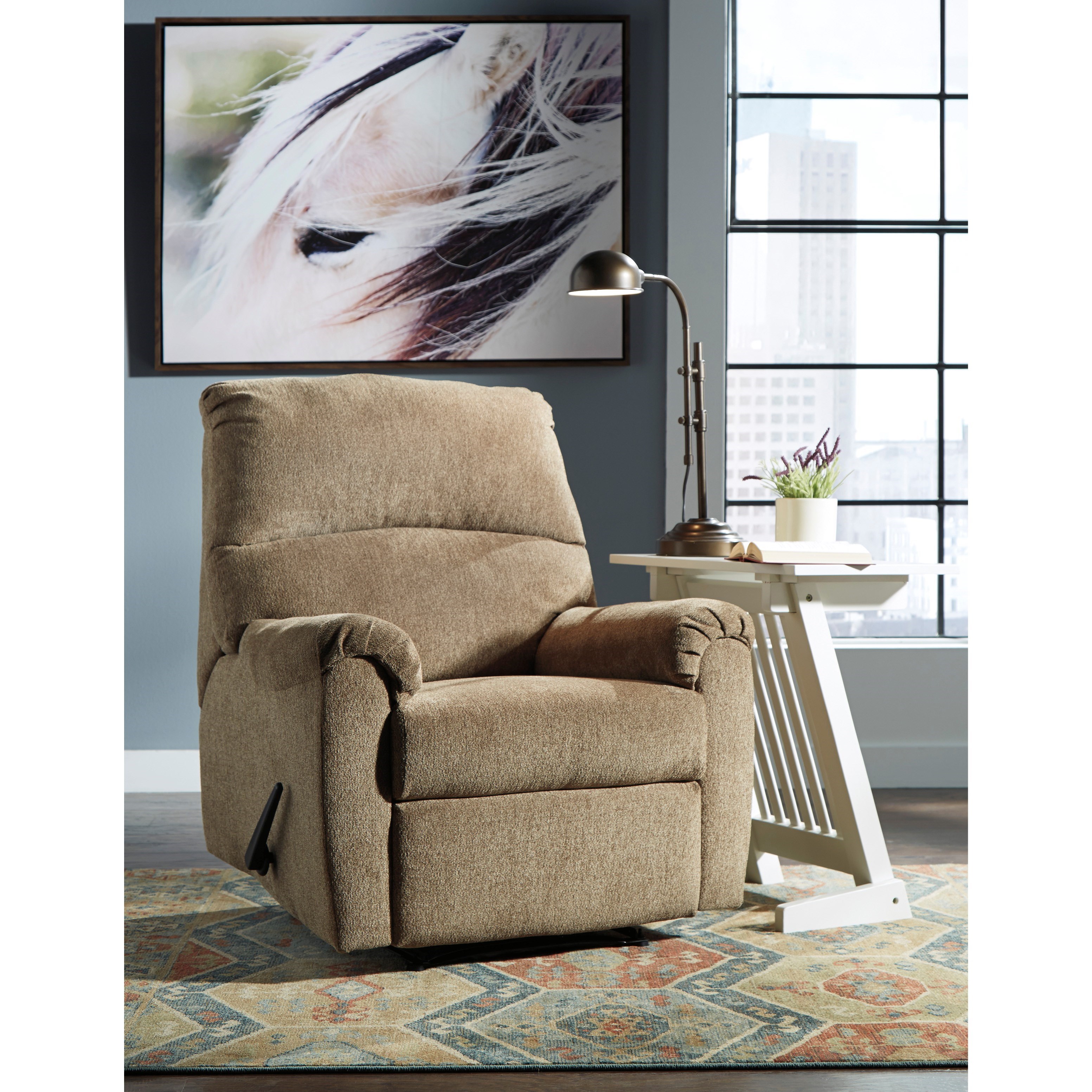 Signature Design by Ashley Nerviano 1080129 Zero Wall Recliner