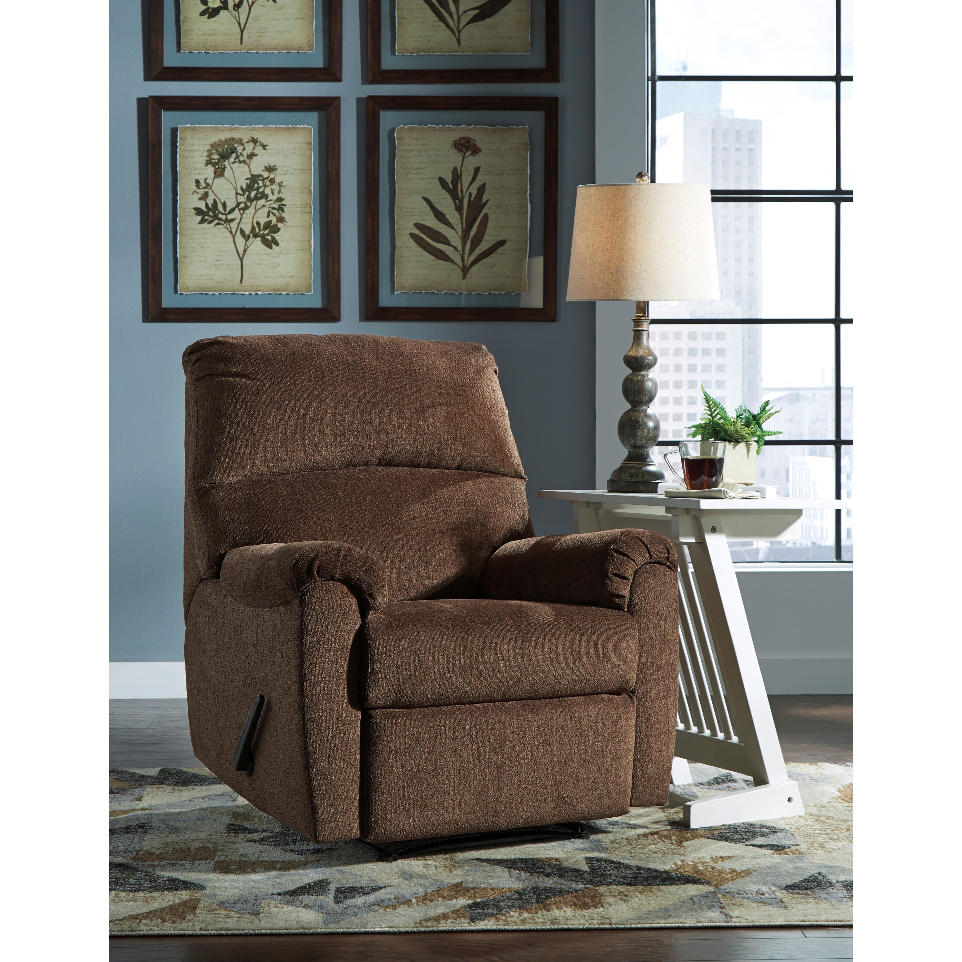 Signature Design by Ashley Nerviano 181310803 Zero Wall Recliner