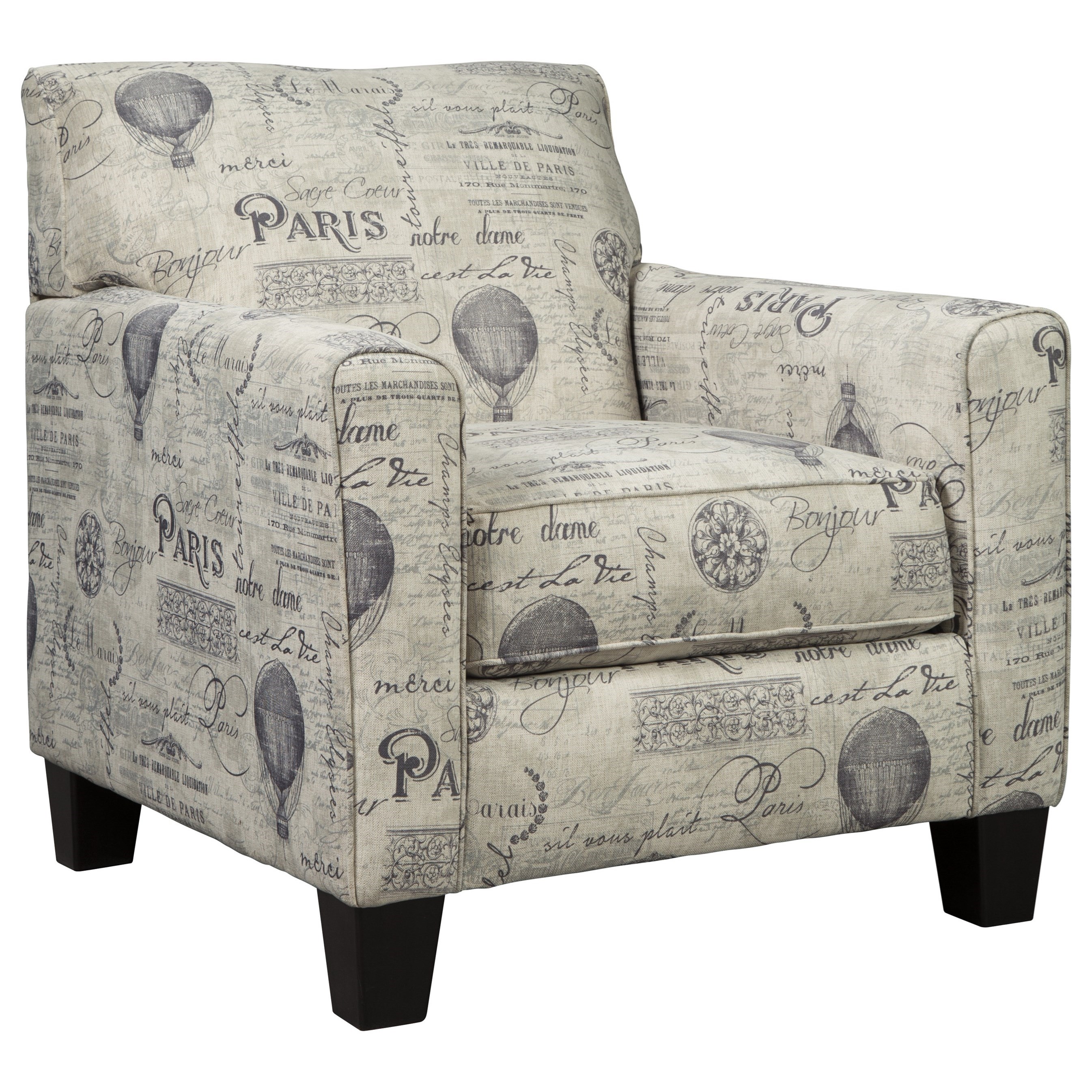 Script accent best sale chair