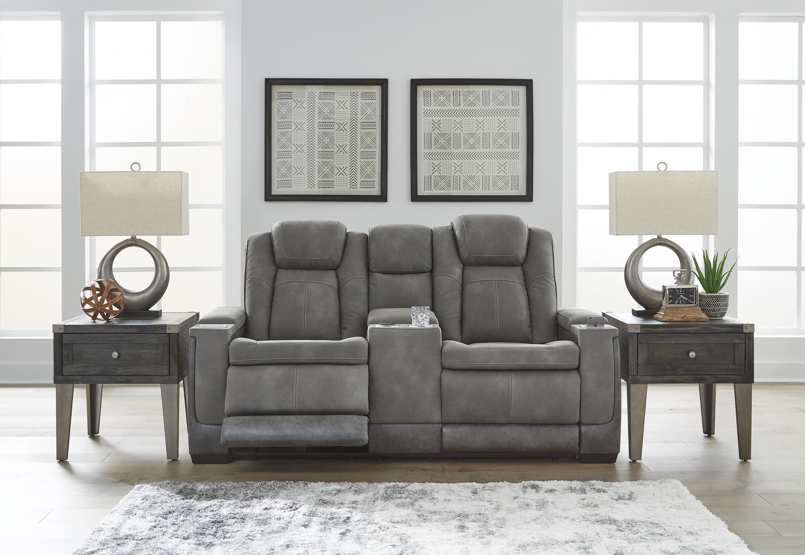 Signature design by ashley shop reclining power loveseat