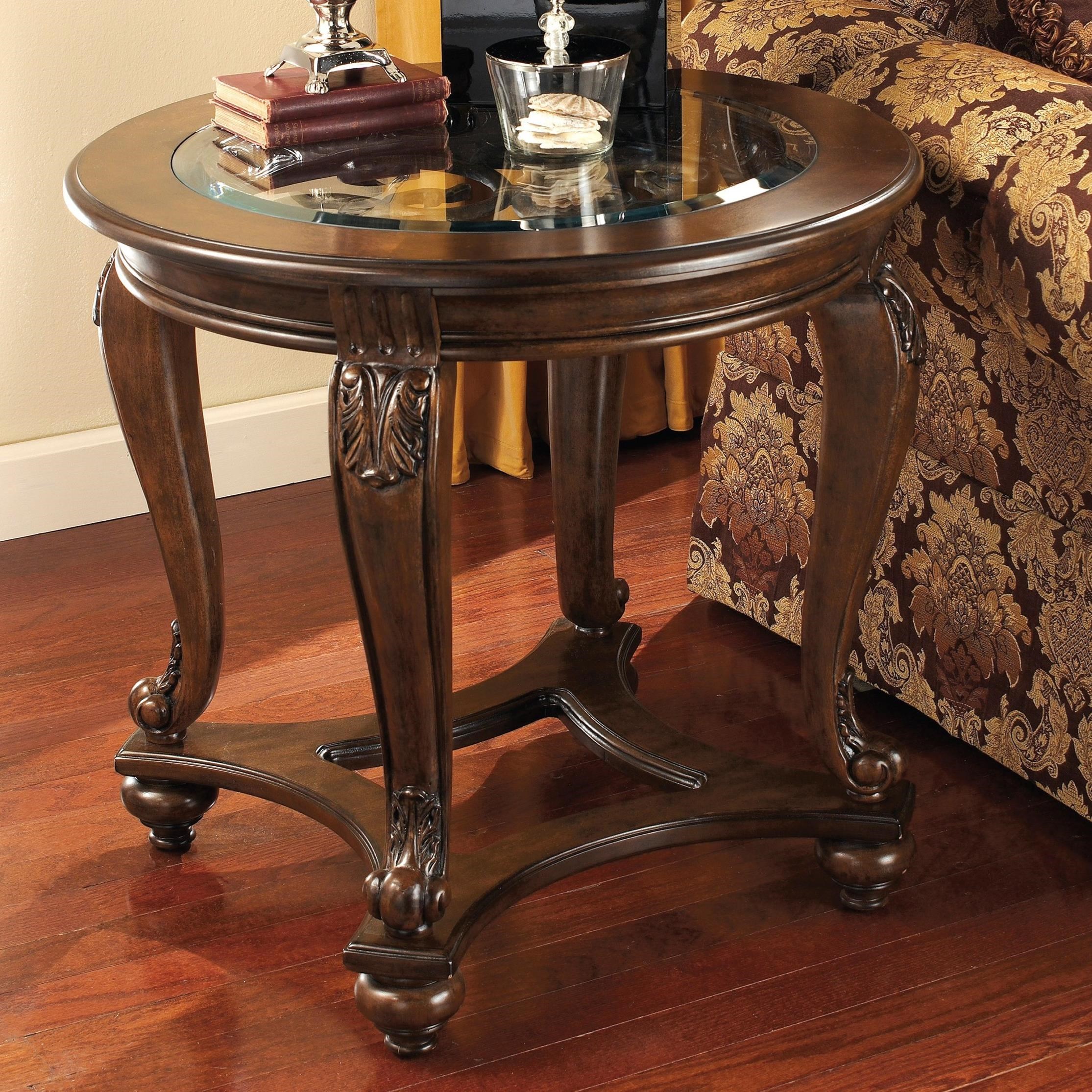 Signature Design by Ashley Norcastle 203935296 Round End Table