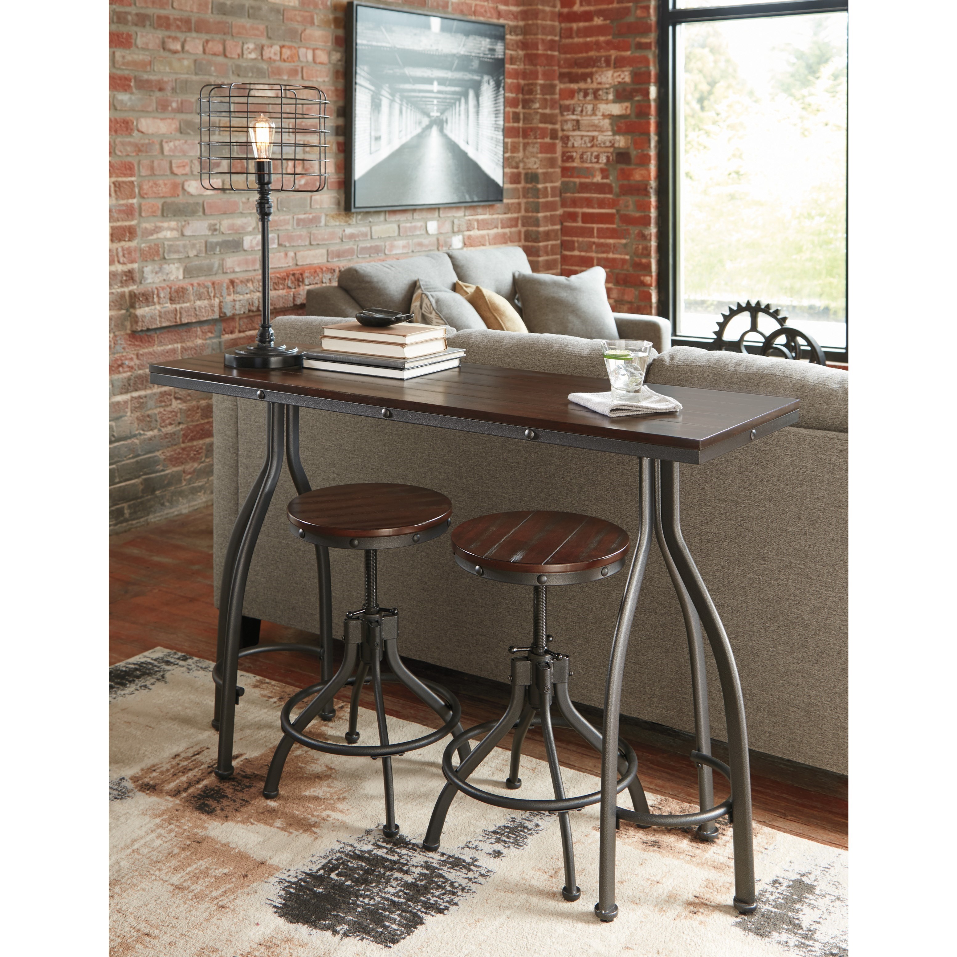 Ashley bar outlet table set