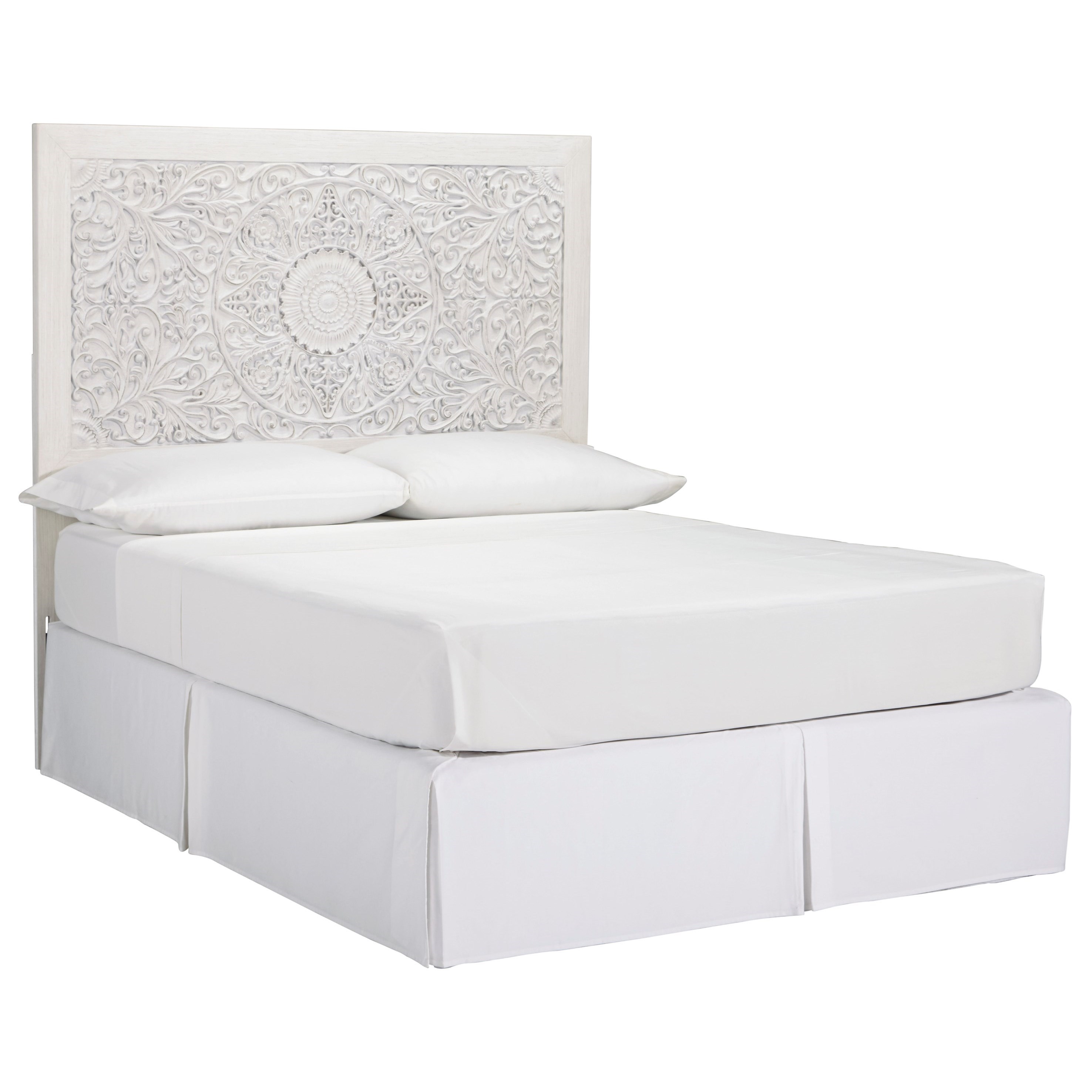 Wood store medallion headboard