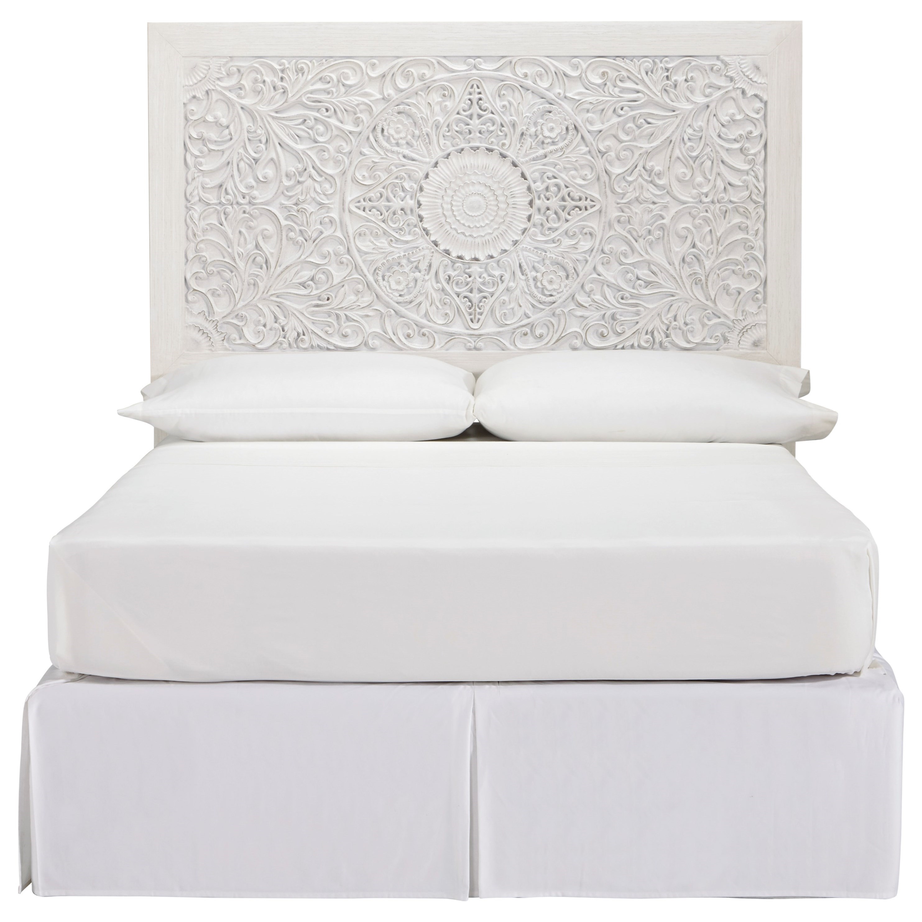 Medallion shop headboard queen