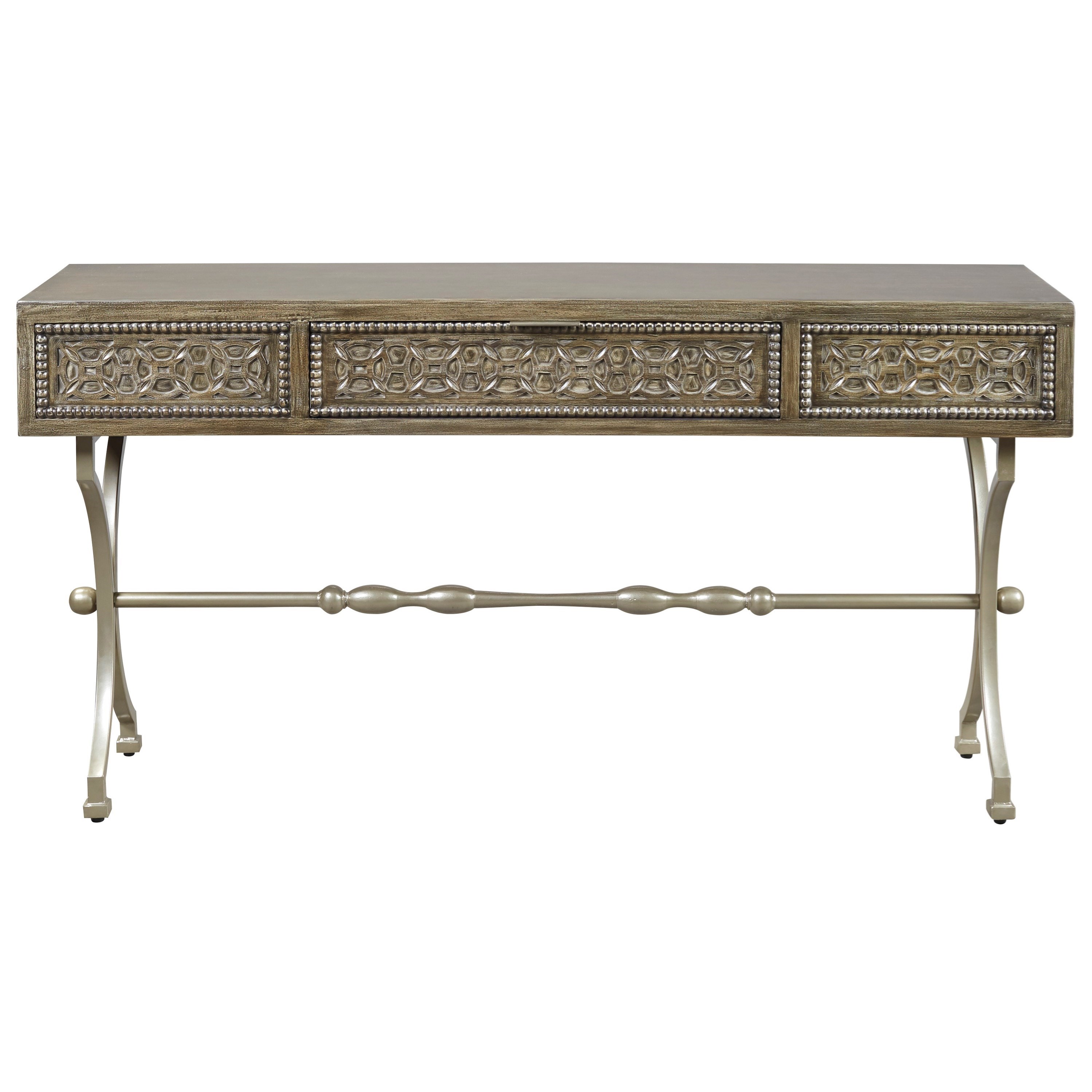 Transitional top sofa table