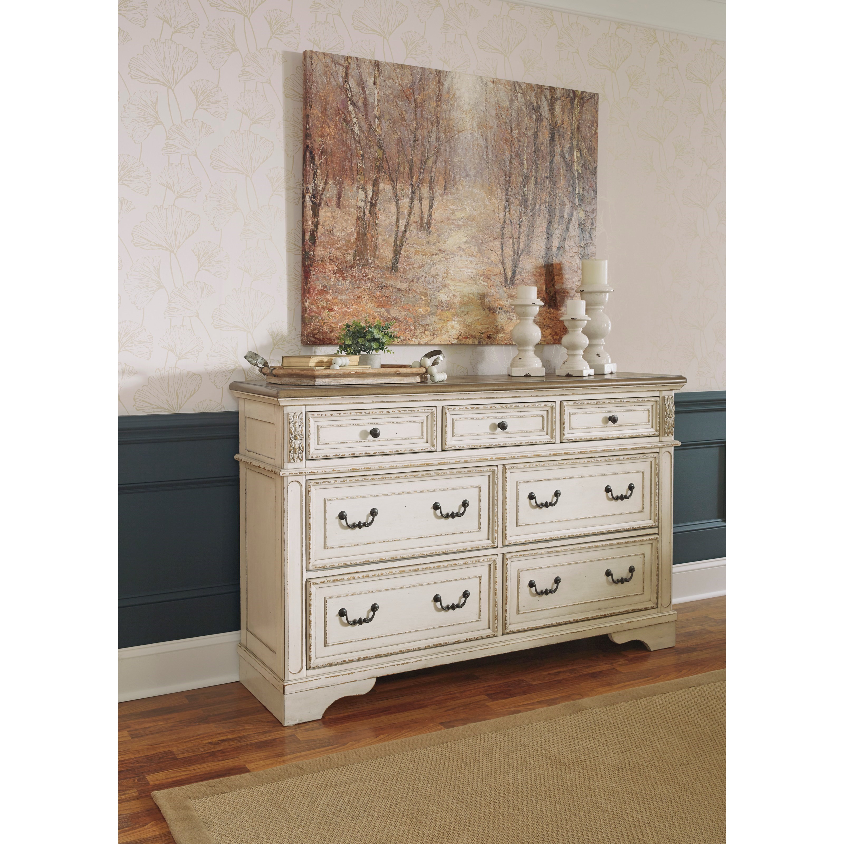 Realyn two tone clearance dresser